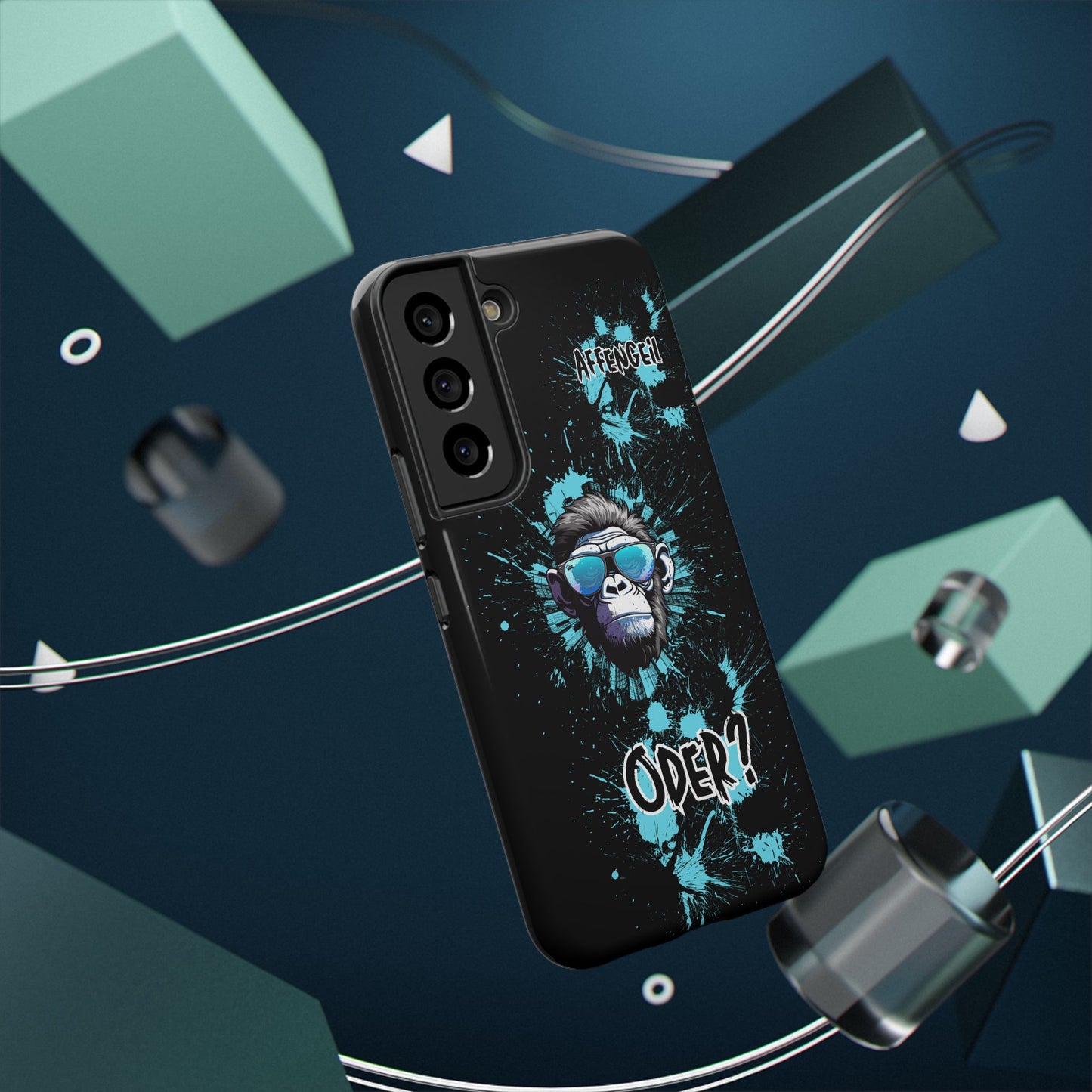 Affengeil - oder? Trendy Gorilla Phone Case - Impact-Resistant, Bold Design for Animal Lovers