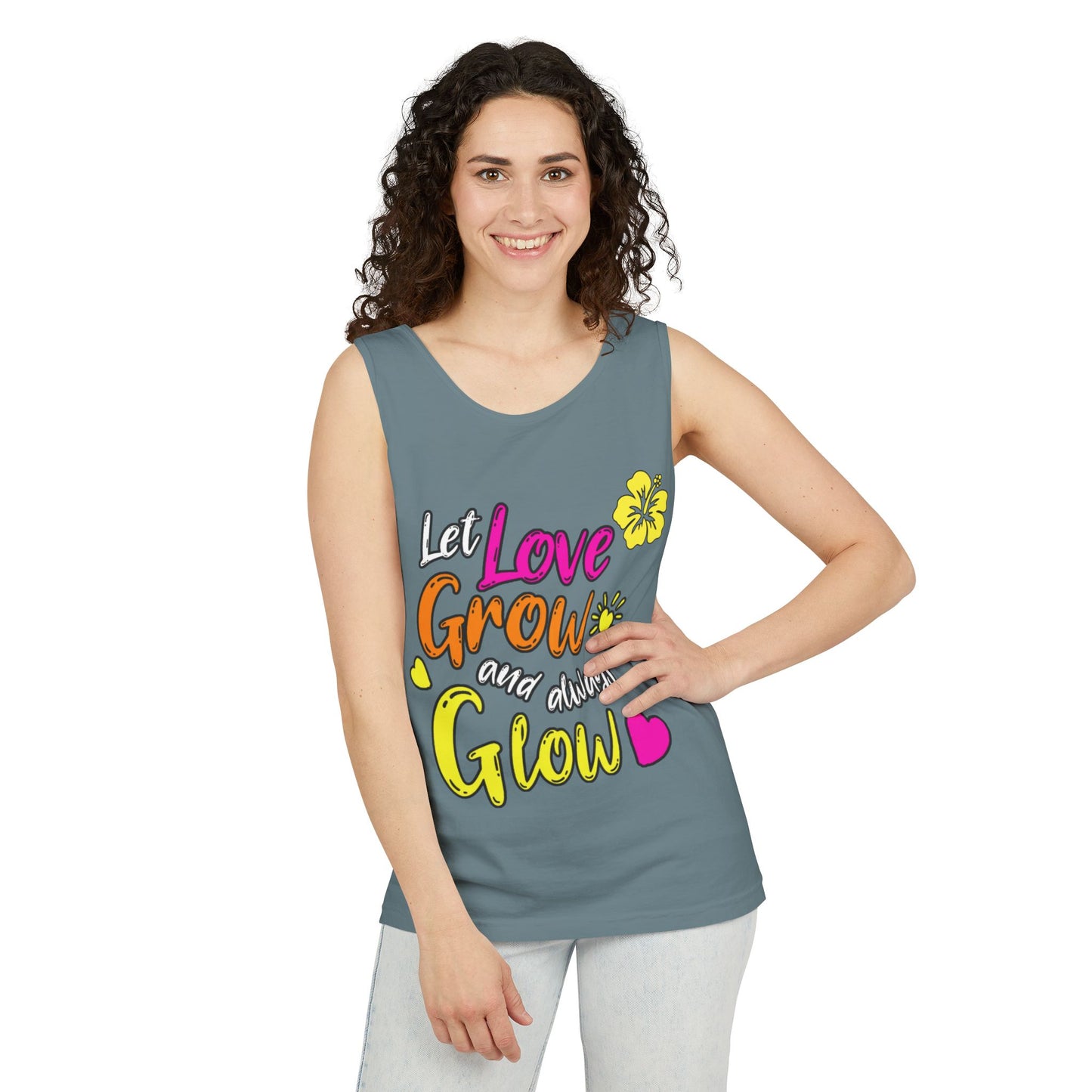 Tank Let Love Grow ... , Motivational Workout Shirt
