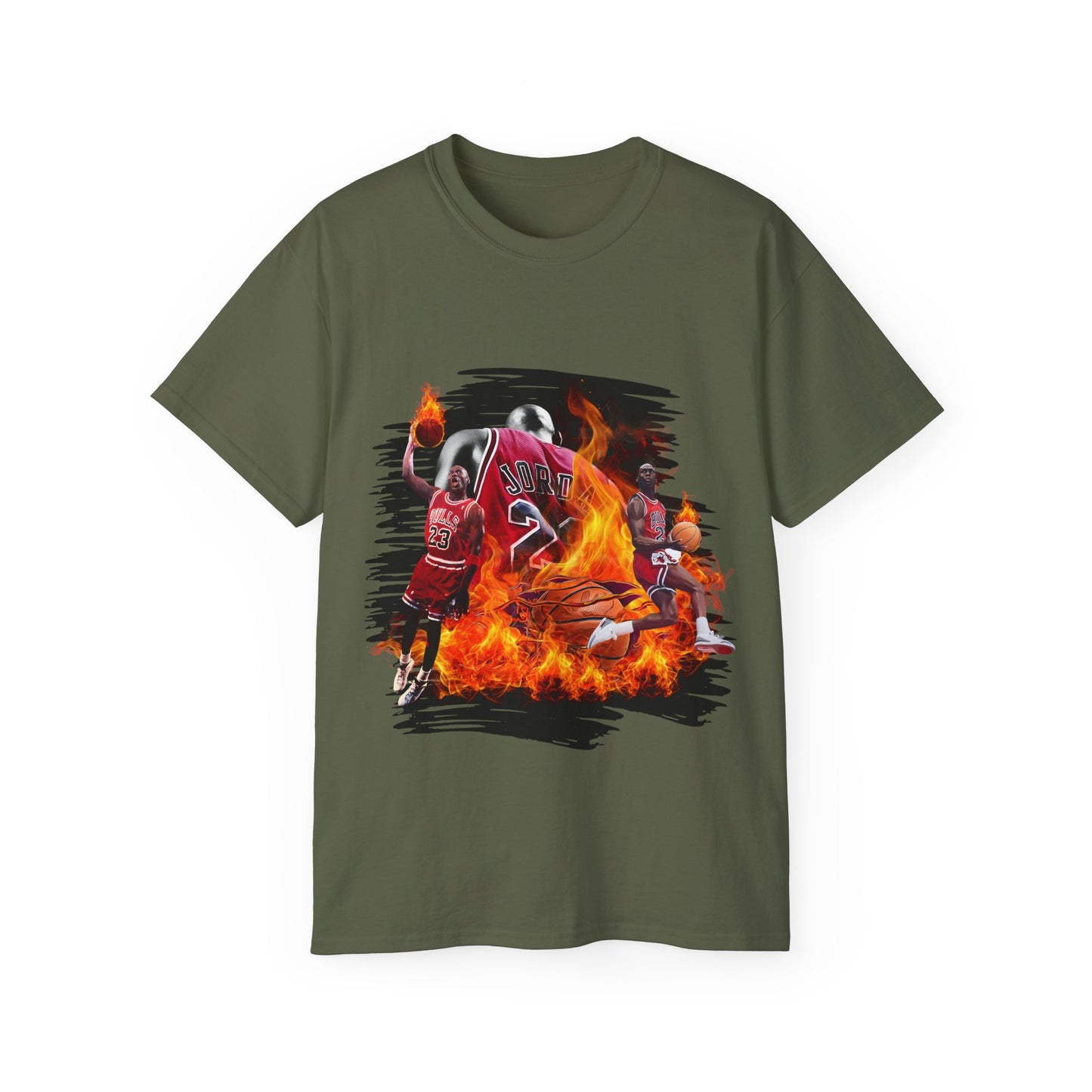 Basketball Jordan, Cool Sports Shirt, Unisex Cotton T-Shirt