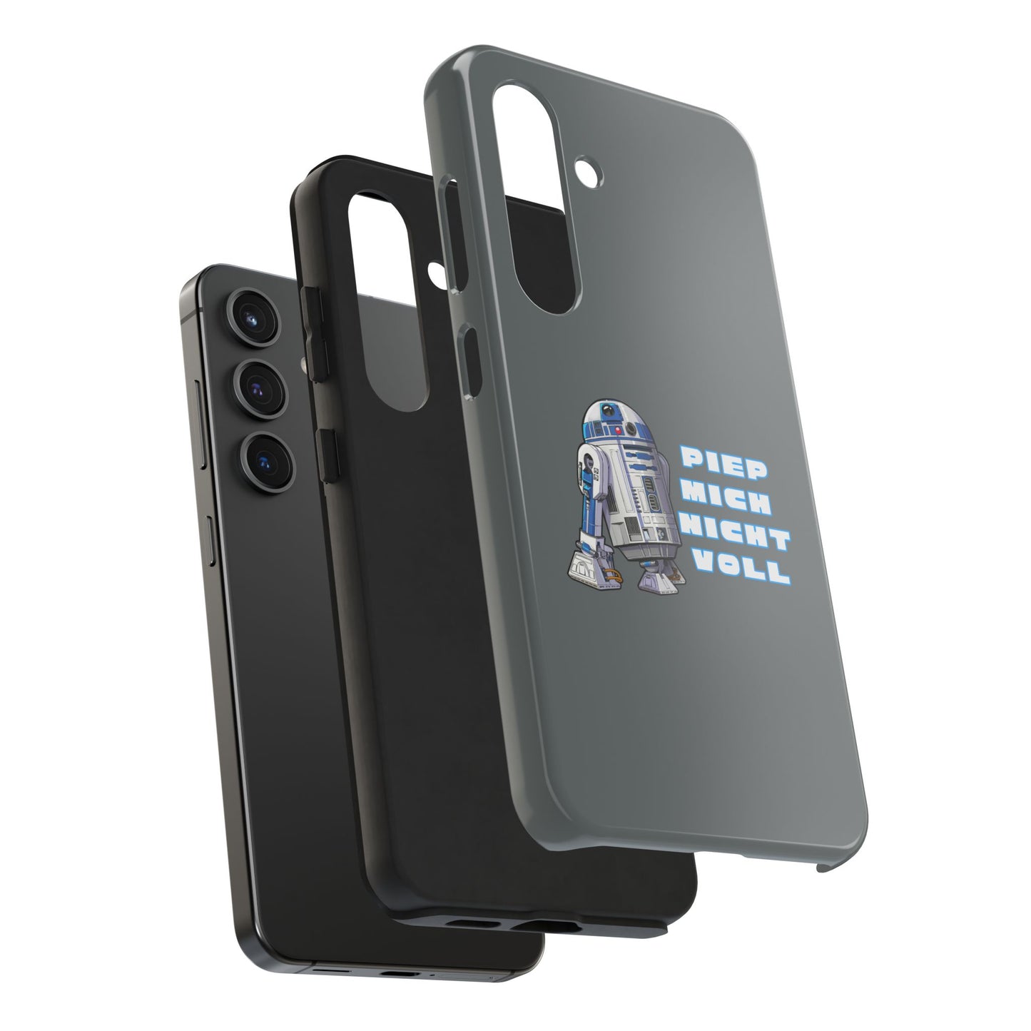 Tough Phone Case - R2-D2 Design with "PIEP MICH NICHT VOLL"