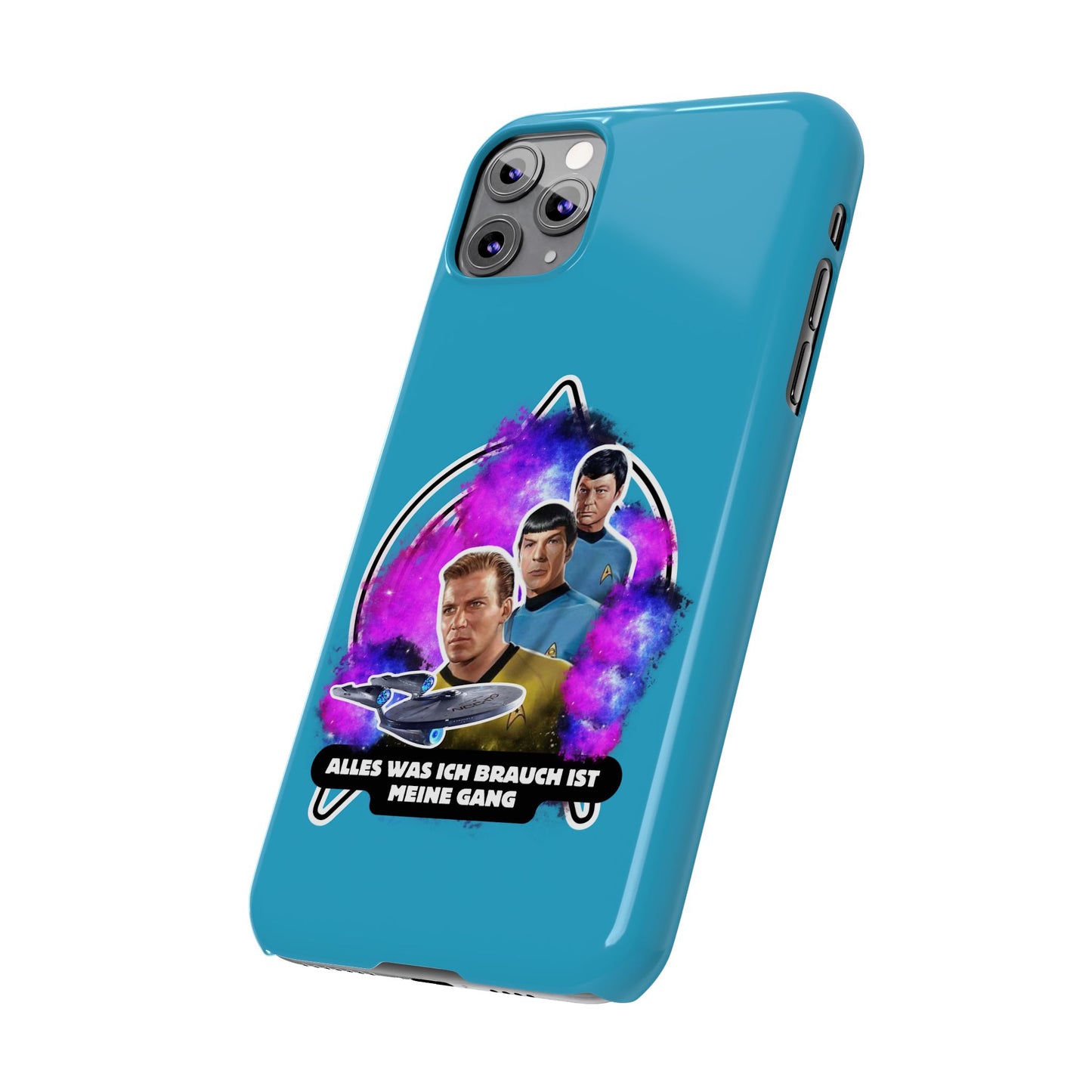 Handyhülle - Star trek Slim Phone Cases "Alles was ich brauch ist meine Gang", Star Trek