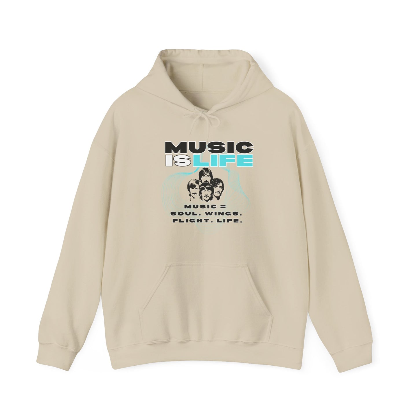 Music is Life Hoodie - Unisex Heavy Blend⢠Sweatshirt