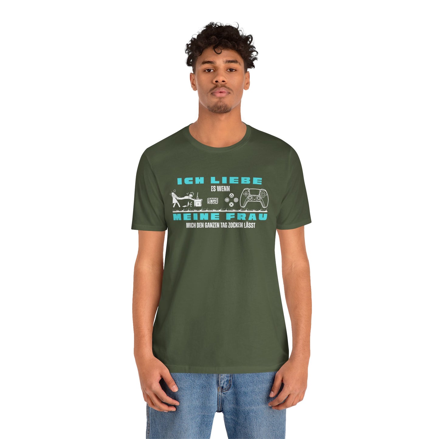 Ich Liebe Meine Frau T-Shirt - Unisex Jersey Tee for Gamers