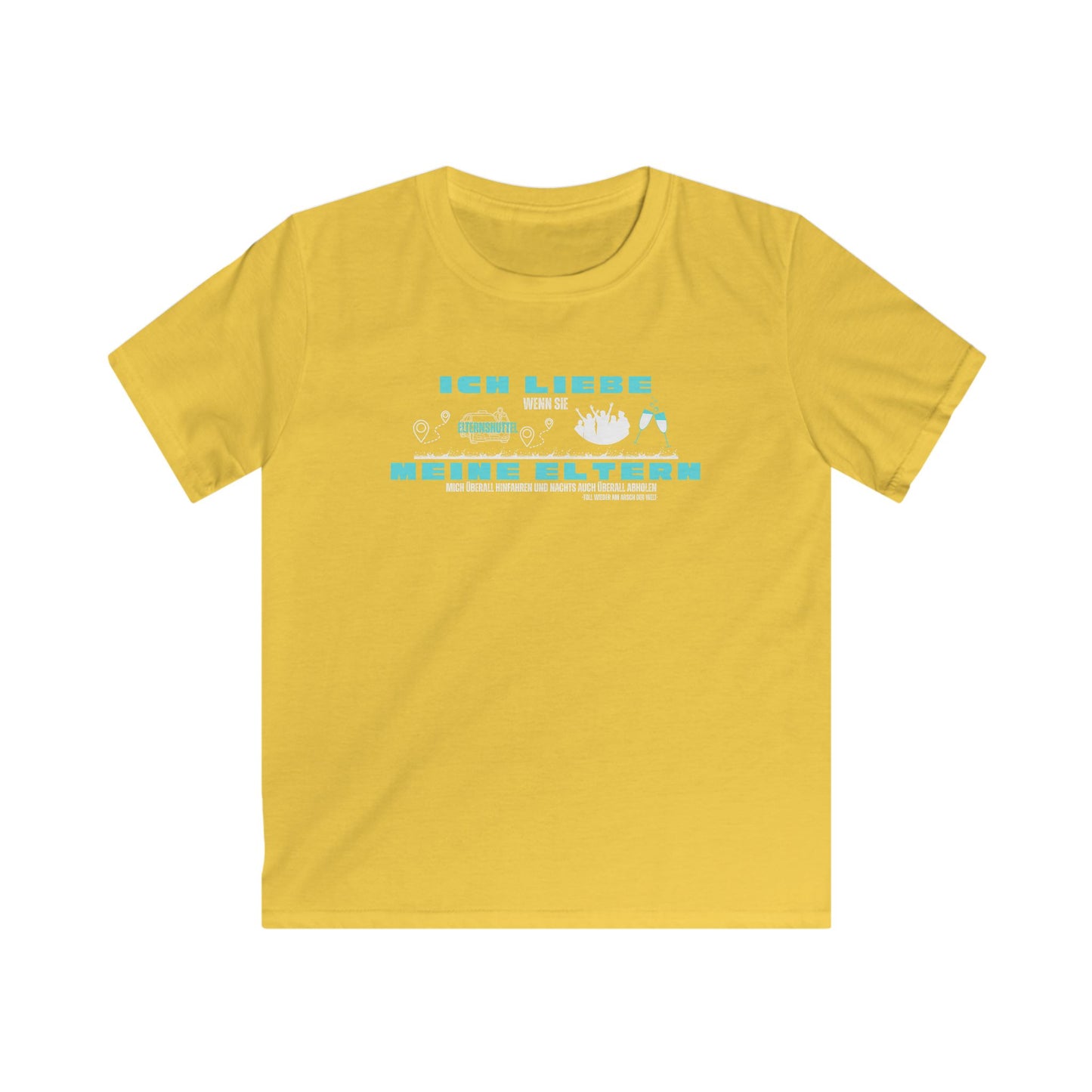 Kids Softstyle Tee - I Love My Parents - Fun Graphic Tee for Children
