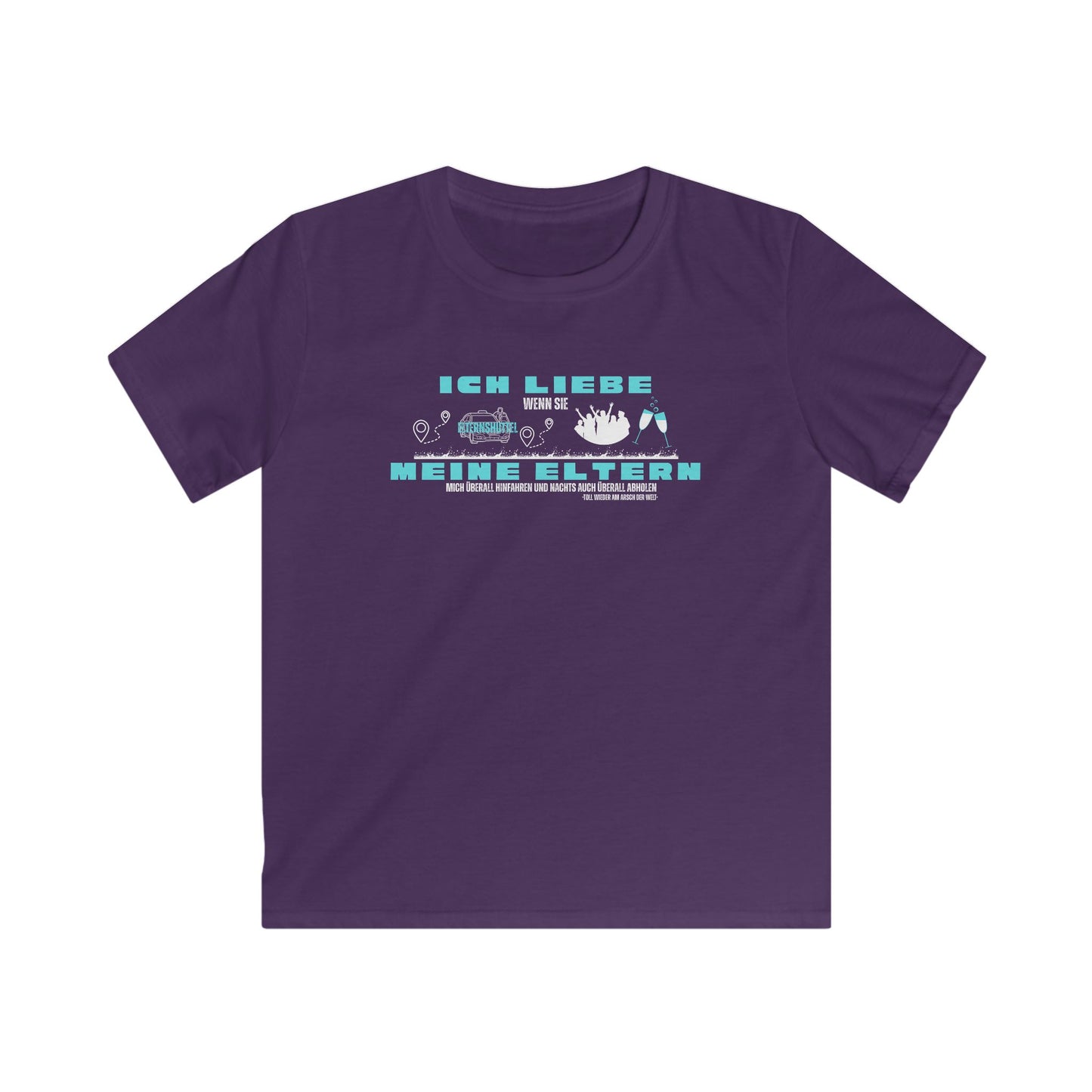 Kids Softstyle Tee - I Love My Parents - Fun Graphic Tee for Children