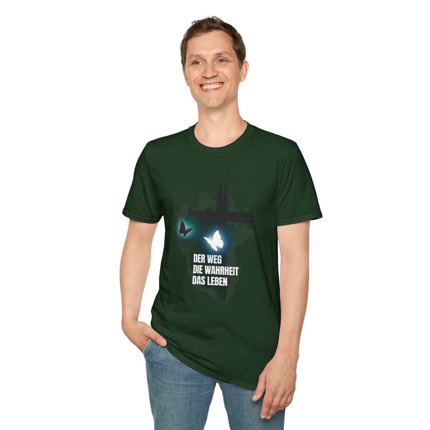 Faith-Inspired Unisex Softstyle T-Shirt – Spiritual, Jesus, Christian,