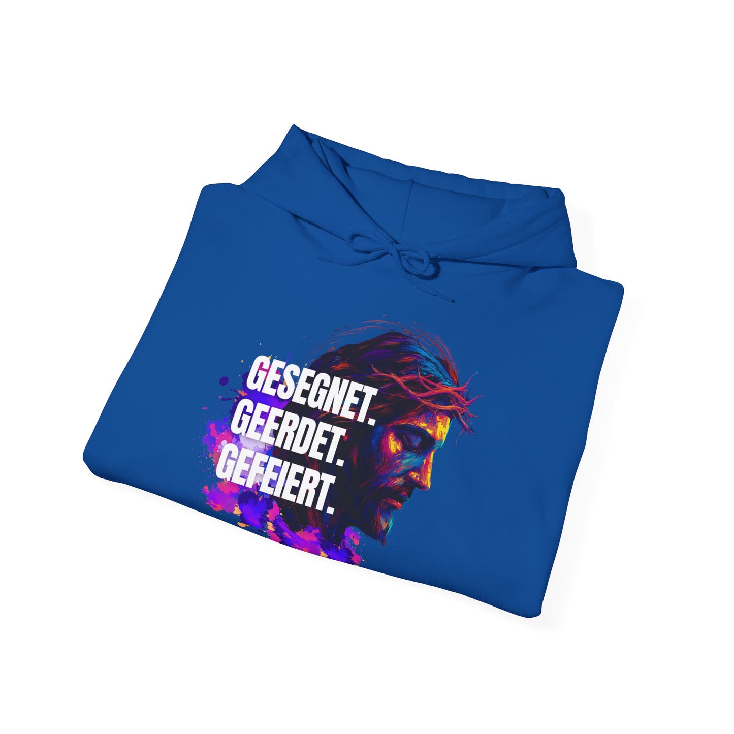 Jesus Colorful - with saying Blessed- Grounded - Celebrated