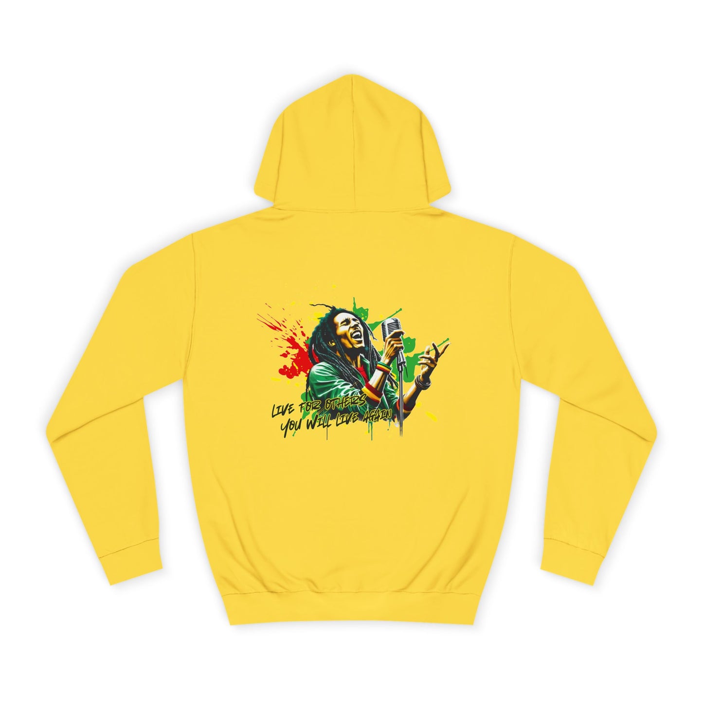 Live for others B o b M a r l e y Hoodie