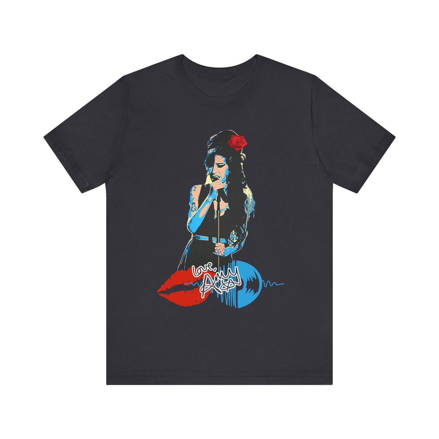 Amy Vintage-Inspired Music Lover's e T-Shirt