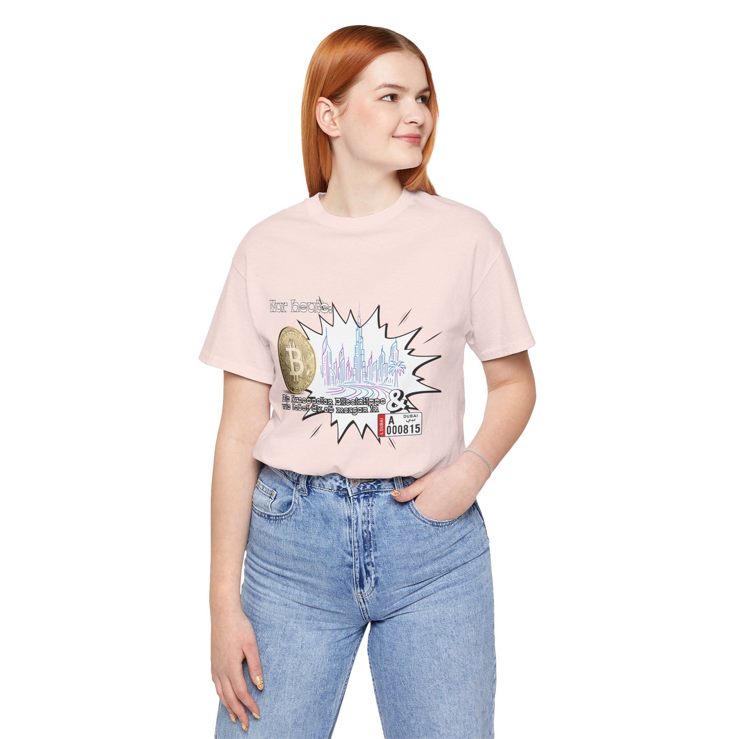 Bitcoins Dubai - Rosarote Welt - lass dich nicht verarschen T - Shirt