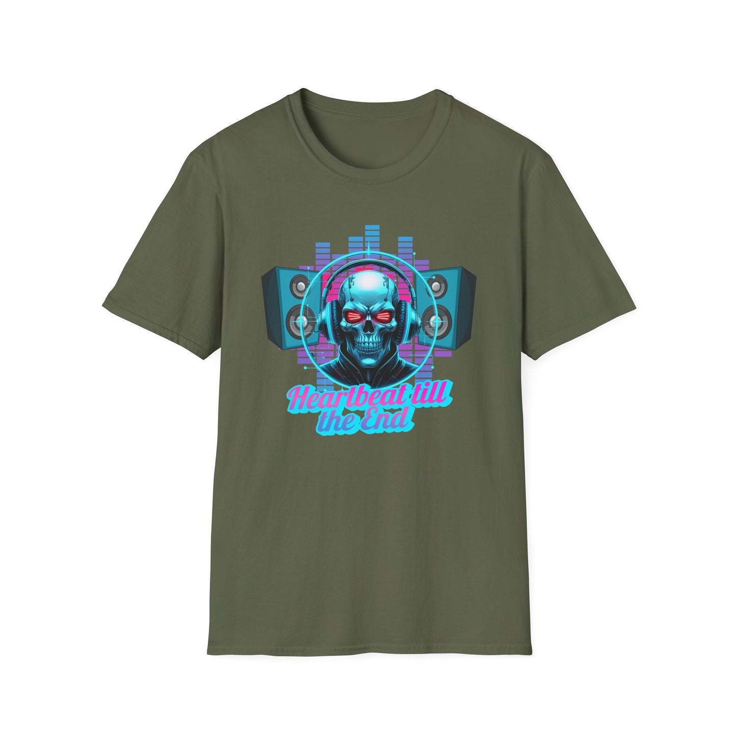 Heartbeat Till The End Unisex Softstyle T-Shirt