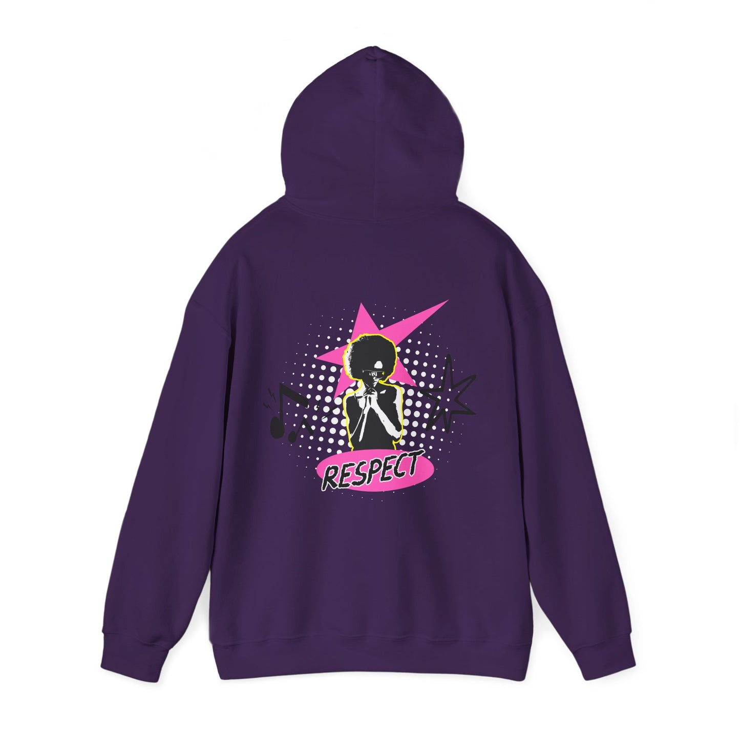 Respect Unisex Hooded Sweatshirt, Streetwear Hoodie
