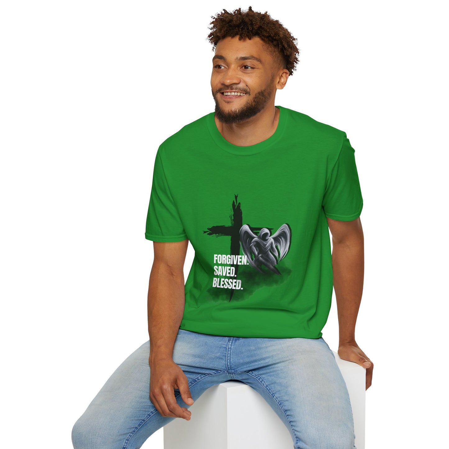 Blessed Faith Unisex Softstyle T-Shirt Jesus