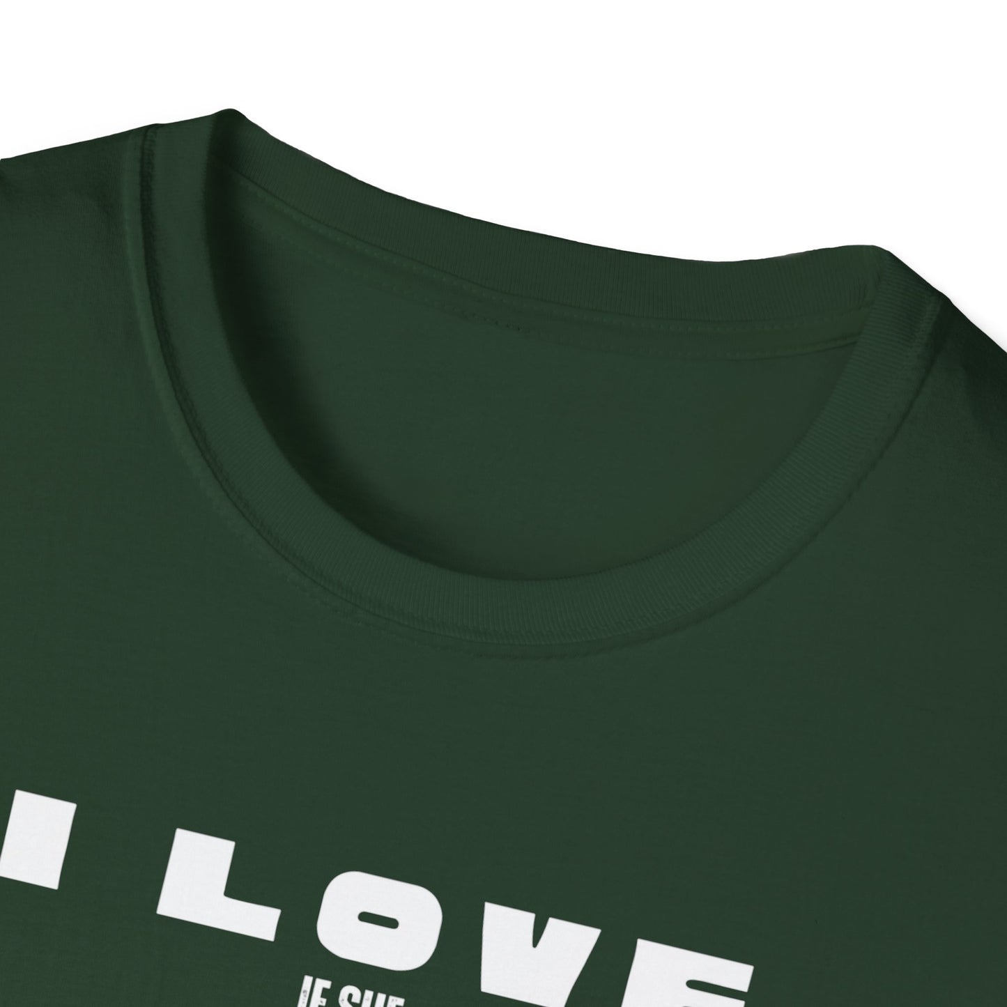 Minimalist Red Graphic Unisex T-Shirt - I love my wife