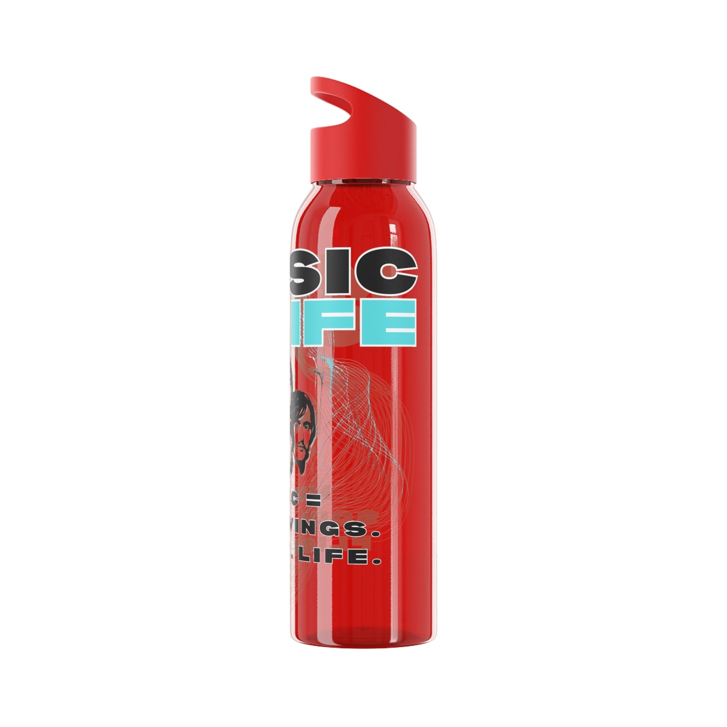 Stylish Music Water Bottle - Wasserflasche - Beatles Style Music is life