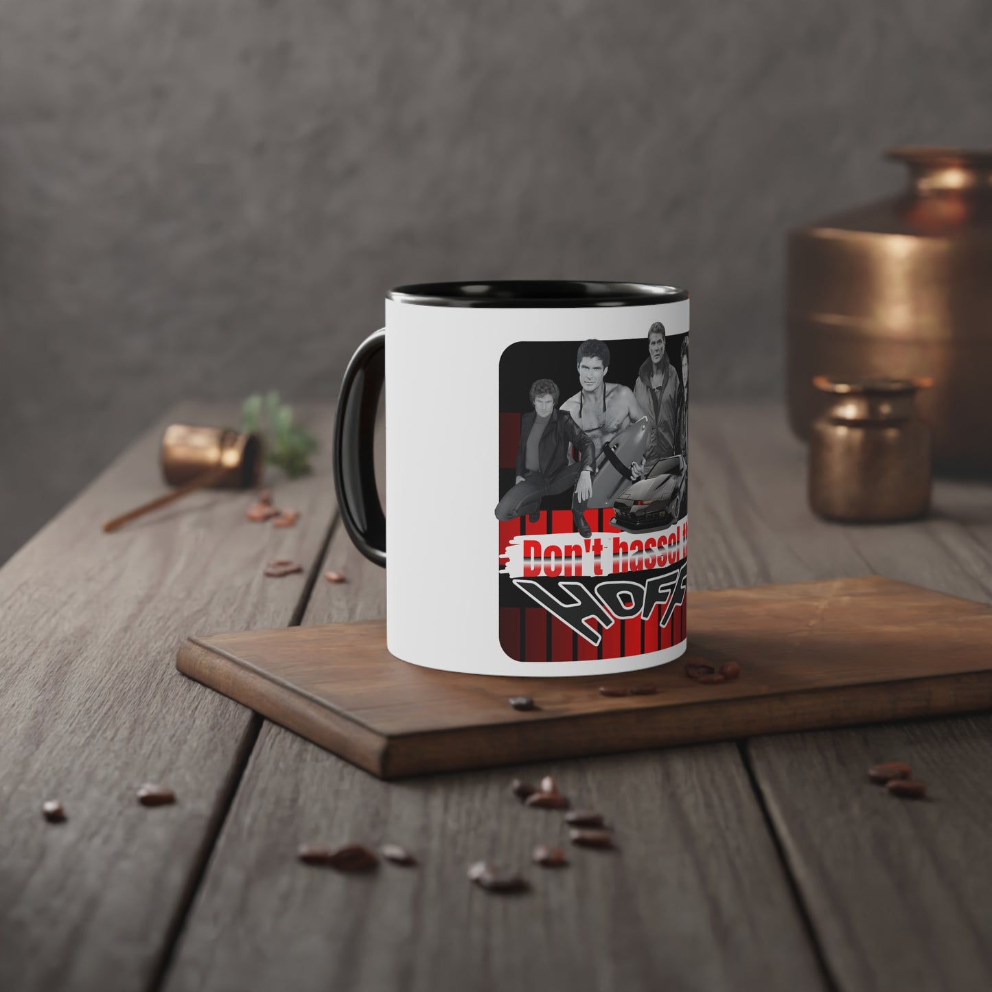 Donât Hassel the Hoff Mug Tasse 80s Nostalgie