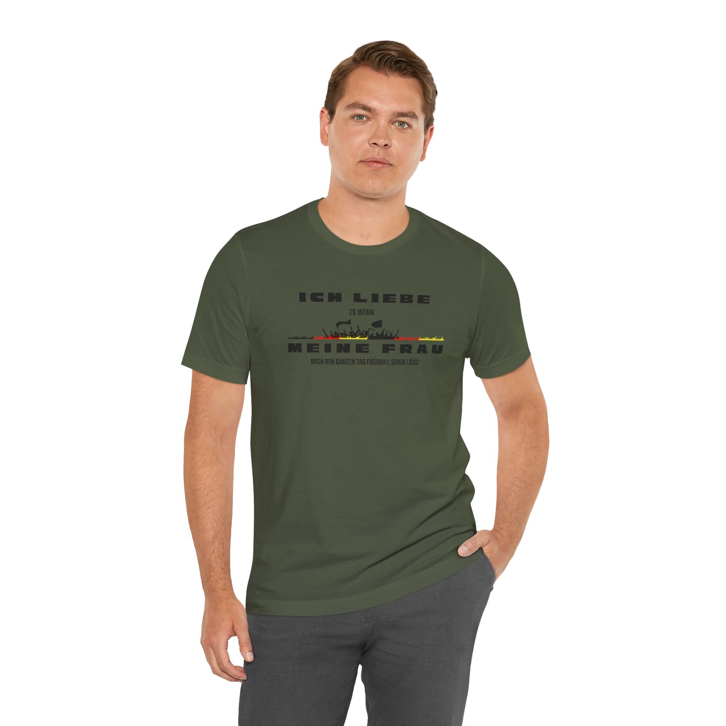Funny Unisex Jersey Tee - "Ich Liebe Meine Frau" T-Shirt