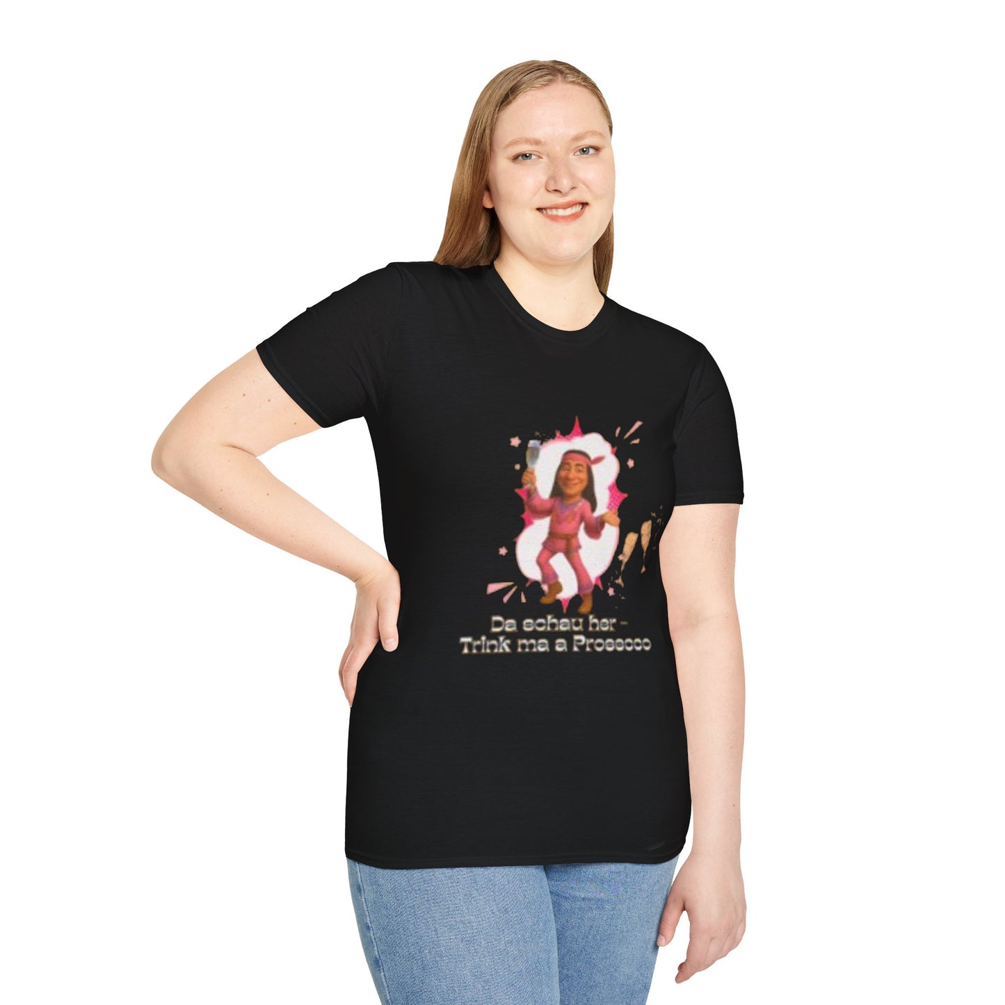 Prosecco Celebration T-Shirt, Funny Wine Shirt, Unisex Graphic Tee, Party Apparel, Gift for Wine Lovers, Birthday T-Shirt