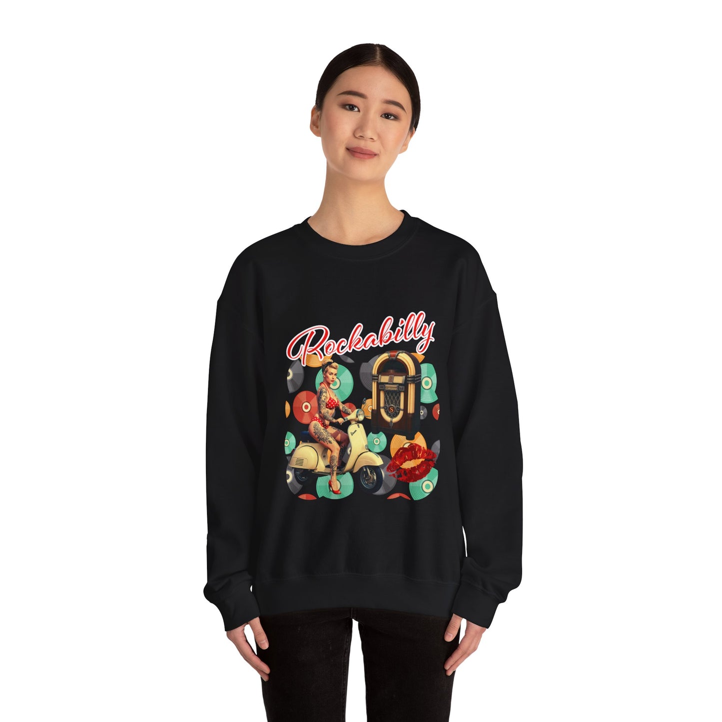 RockabillyHeavy Blend Sweatshirt | Vintage vibe