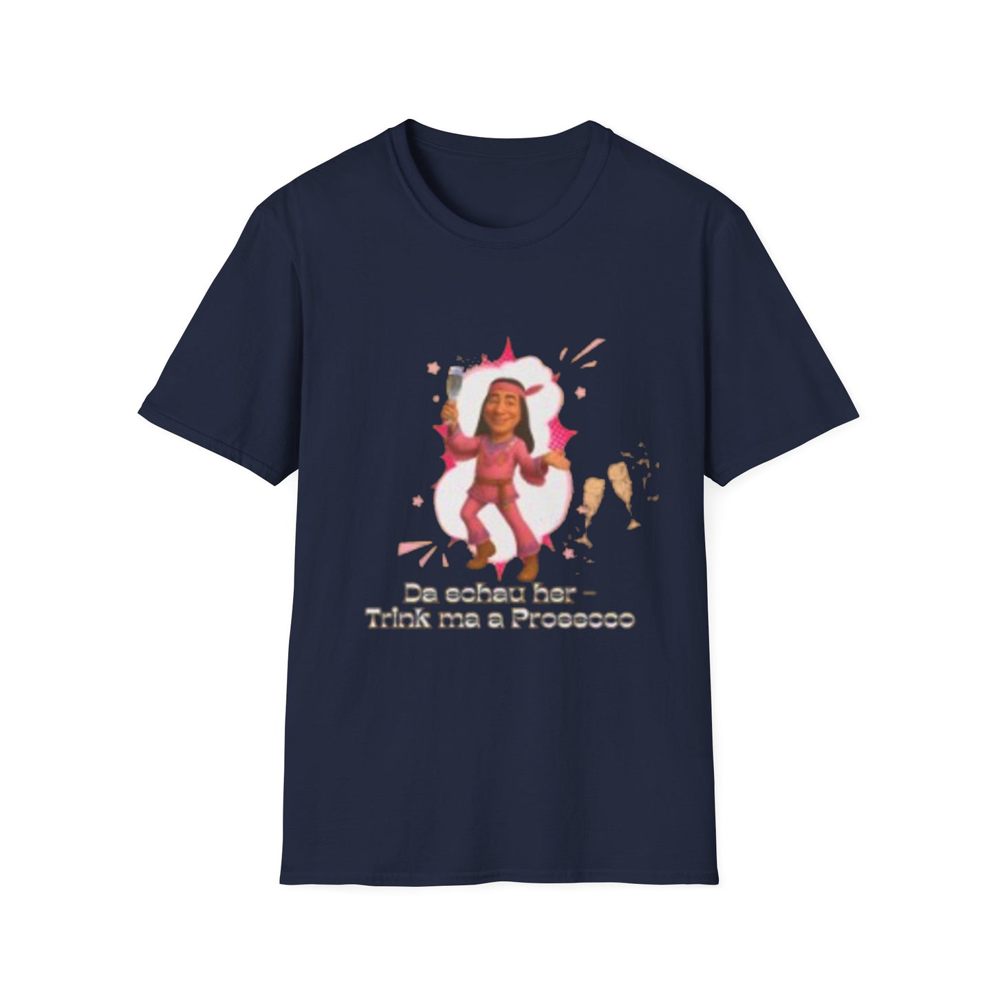 Prosecco Celebration T-Shirt, Funny Wine Shirt, Unisex Graphic Tee, Party Apparel, Gift for Wine Lovers, Birthday T-Shirt