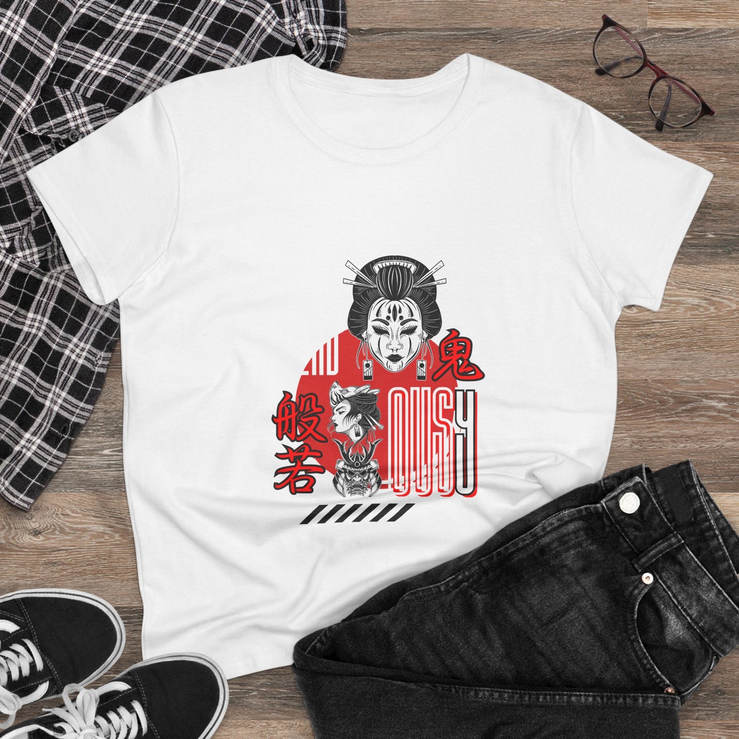 Geisha Style T- Shirt wecke die Geisha in dir