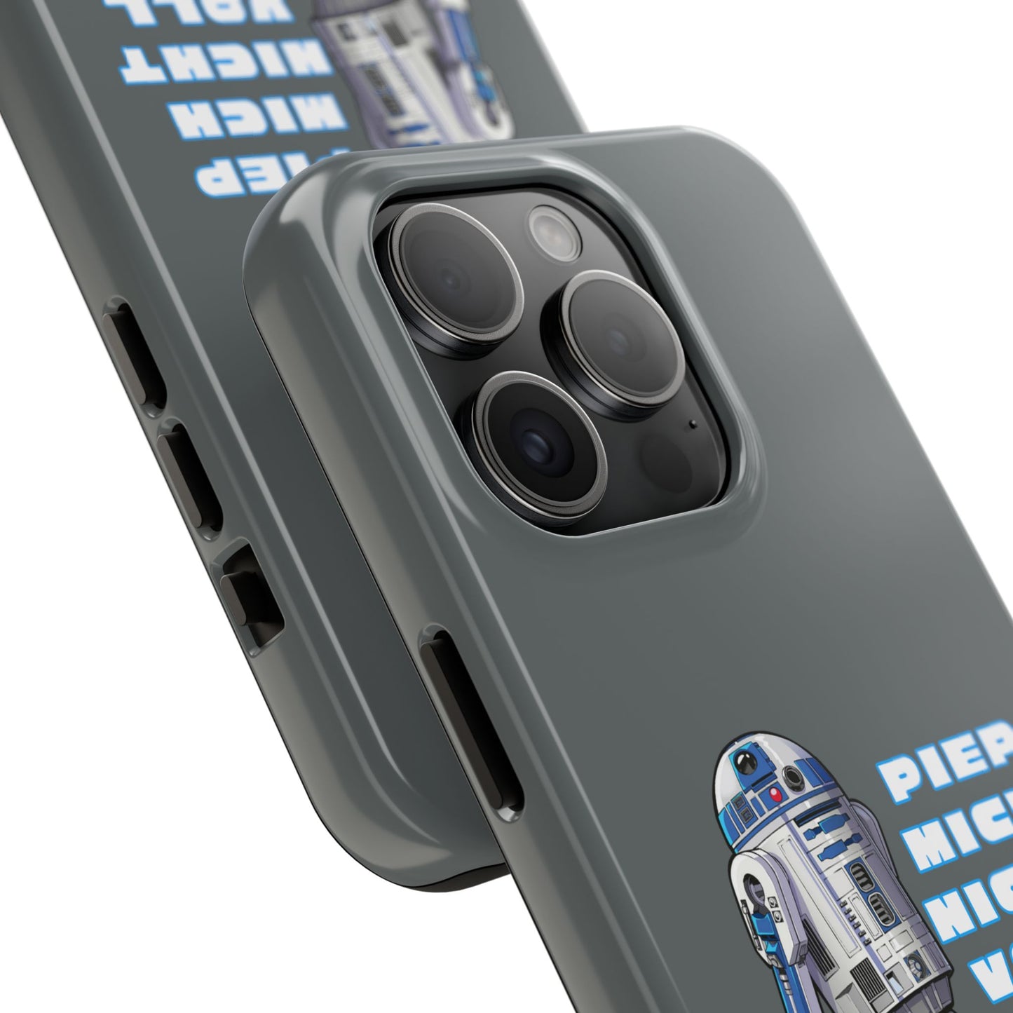 Tough Phone Case - R2-D2 Design with "PIEP MICH NICHT VOLL"