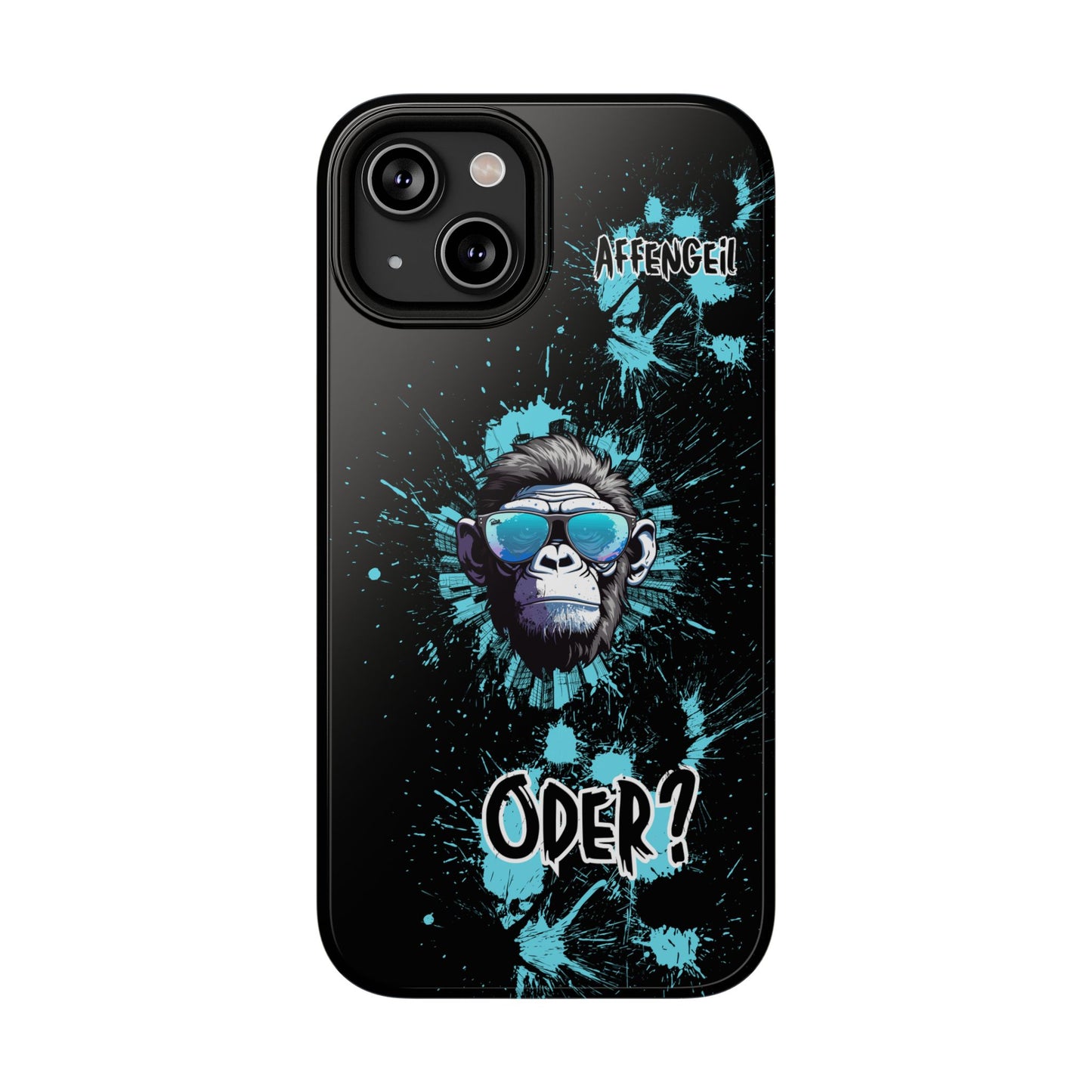 Affengeil - oder? Trendy Gorilla Phone Case - Impact-Resistant, Bold Design for Animal Lovers