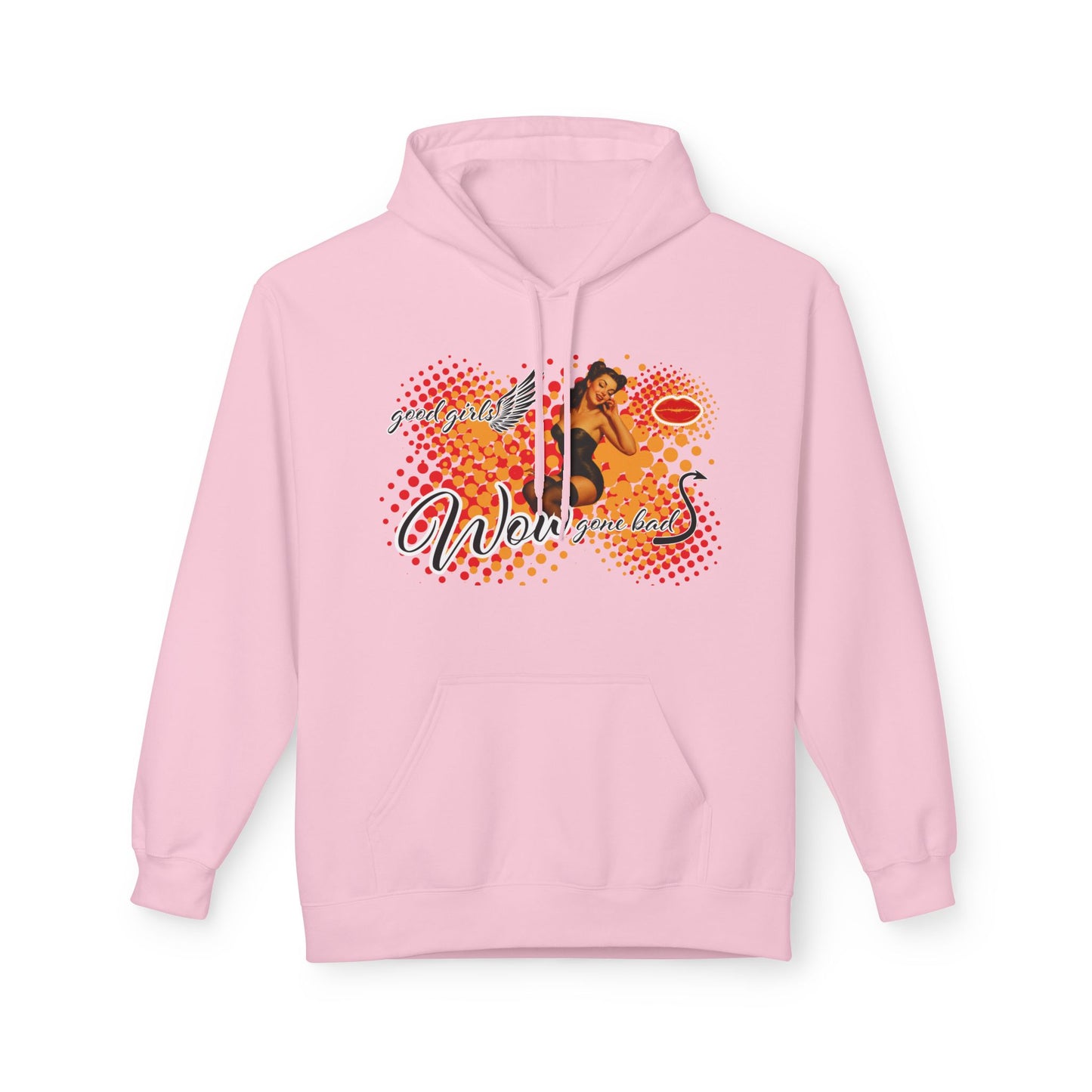 Pin up Girl Vintage Hoodie - WOW