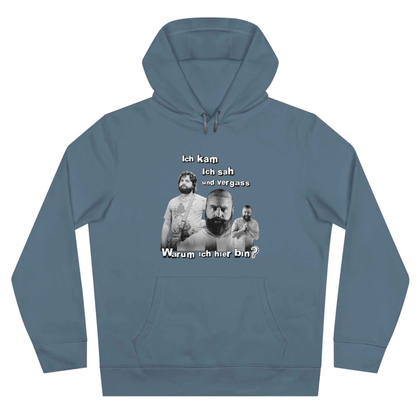 Hoodie Unisex Joke Alan Garner – I came, I saw, and I forgot – Why I am here!