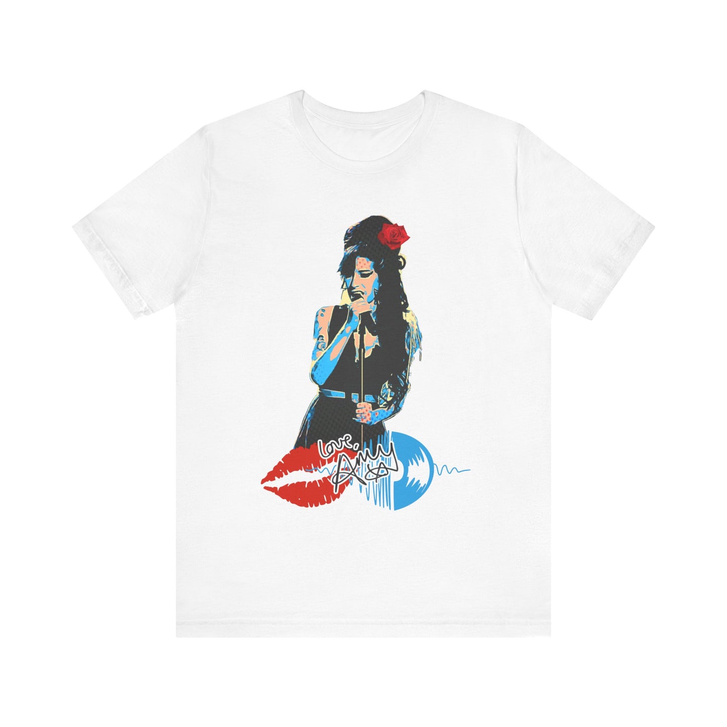 Amy Vintage-Inspired Music Lover's e T-Shirt