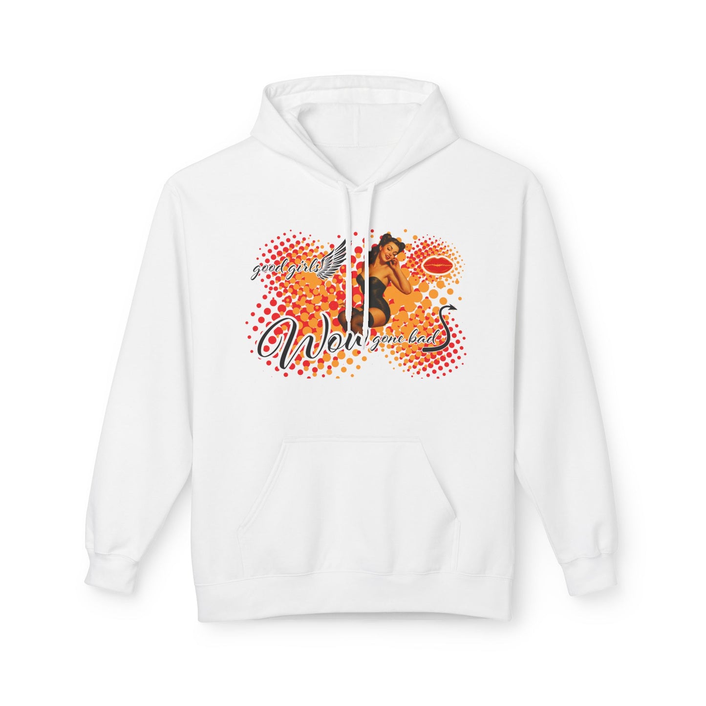 Pin up Girl Vintage Hoodie - WOW