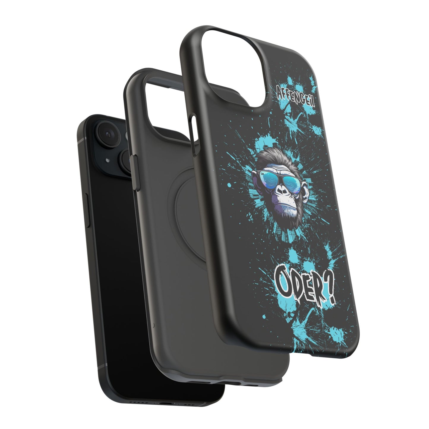 Affengeil - oder? Trendy Gorilla Phone Case - Impact-Resistant, Bold Design for Animal Lovers