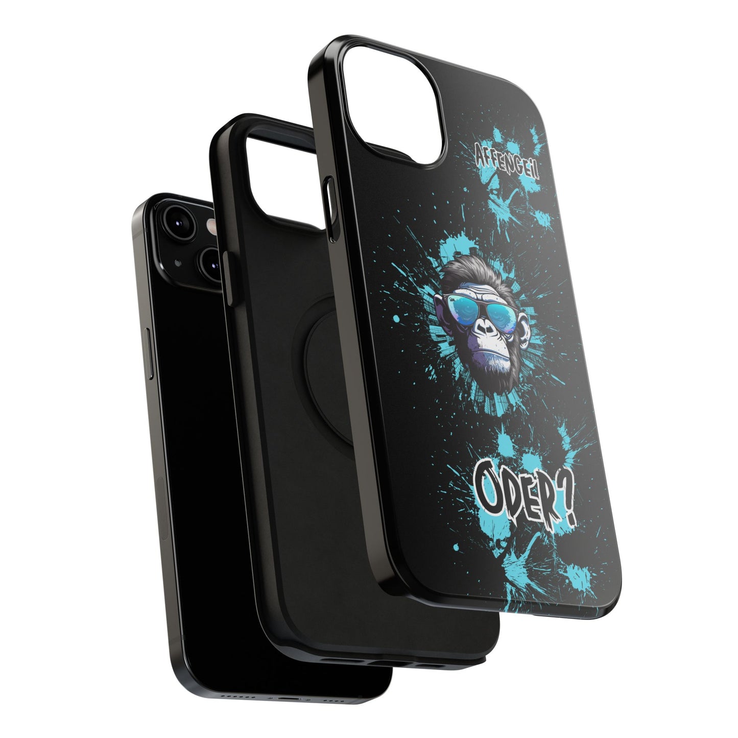 Affengeil - oder? Trendy Gorilla Phone Case - Impact-Resistant, Bold Design for Animal Lovers