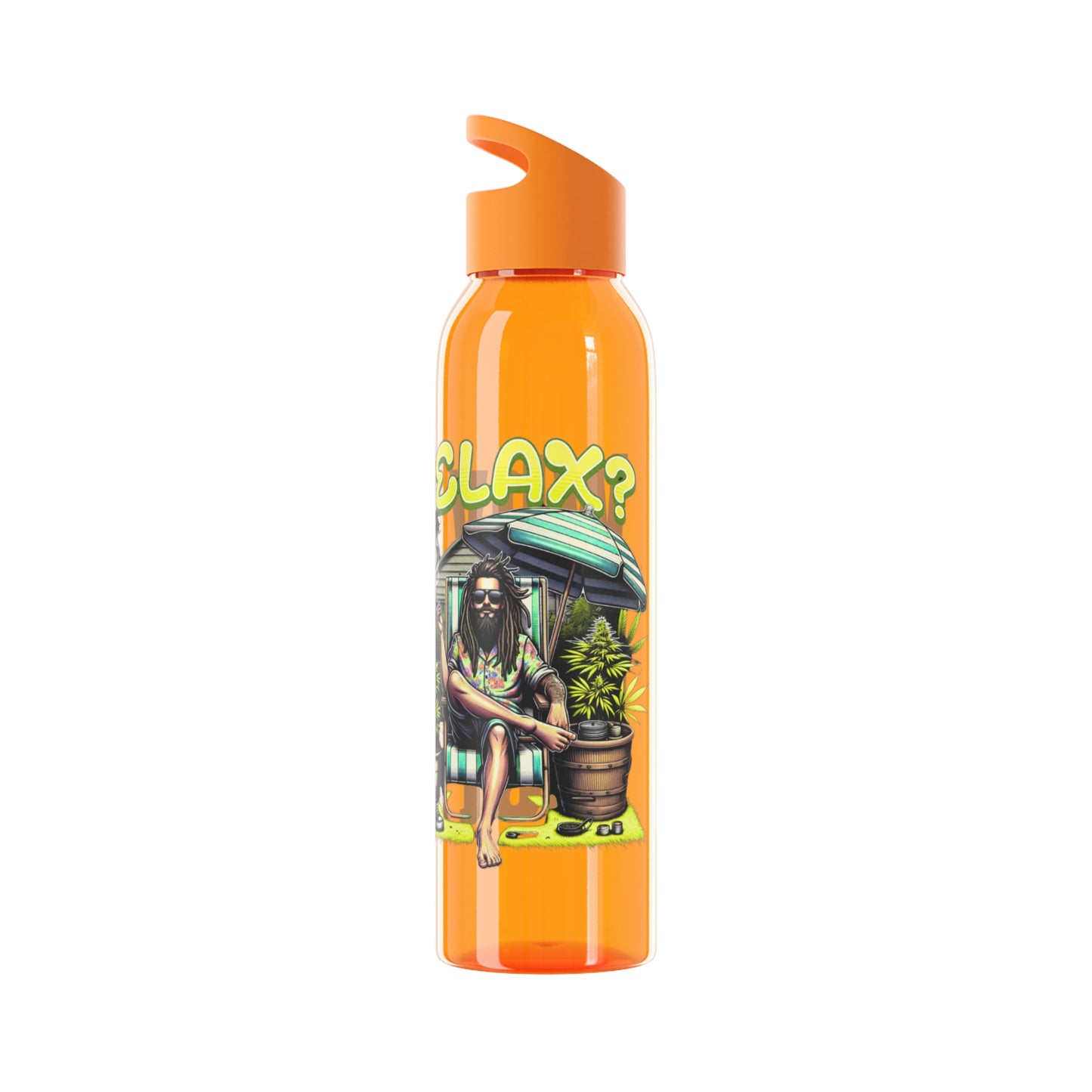 Chic Water Bottle -Wasserflasche Why not just relax