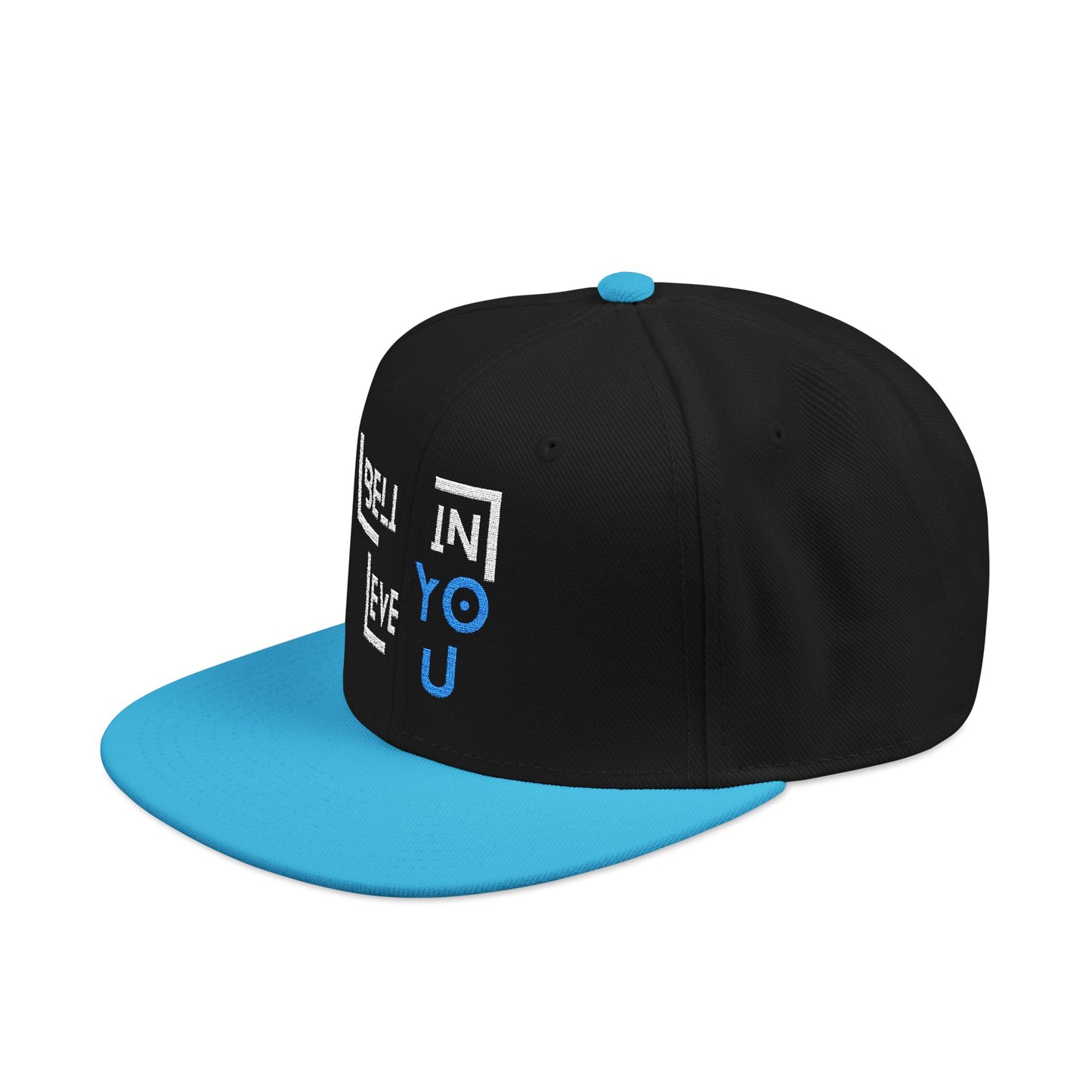 Motivational Snapback Hat - "Believe in You" Embroidery