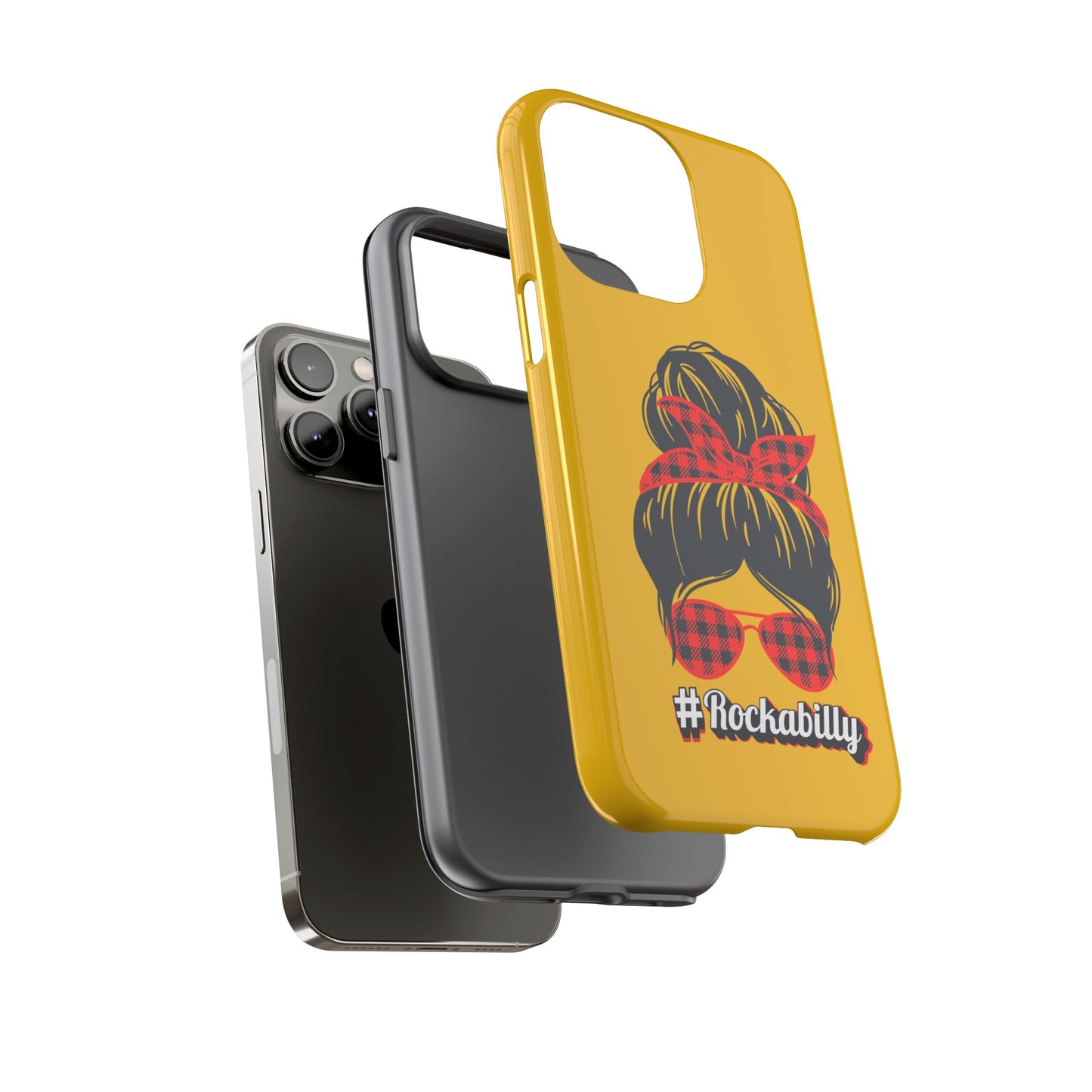 Handyhülle Rockabilly Phone Case, Vintage Scooter Design, Retro Style Cover