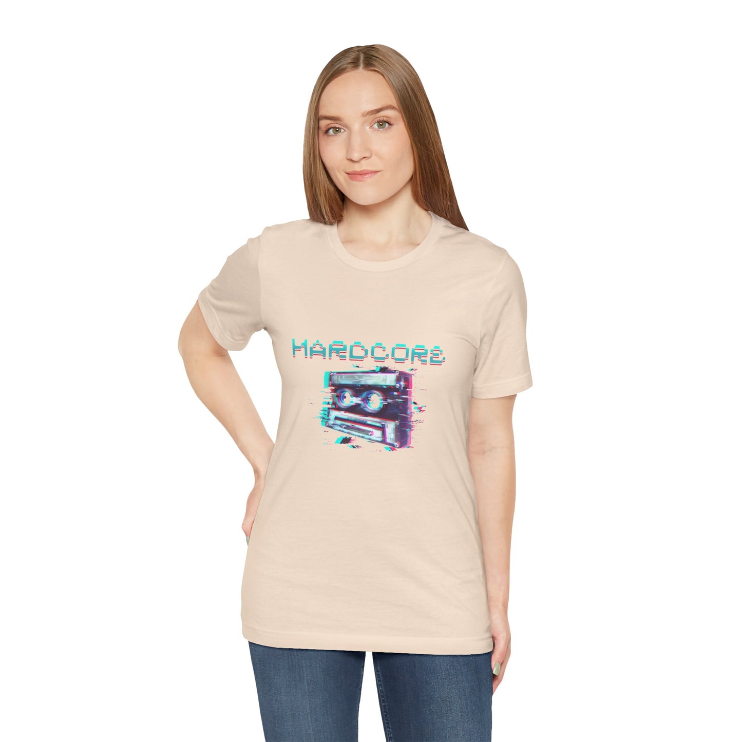 Techno - Hardcore Never Dies - Retro Graphic Tee, 90s Aesthetic Shirt unisex
