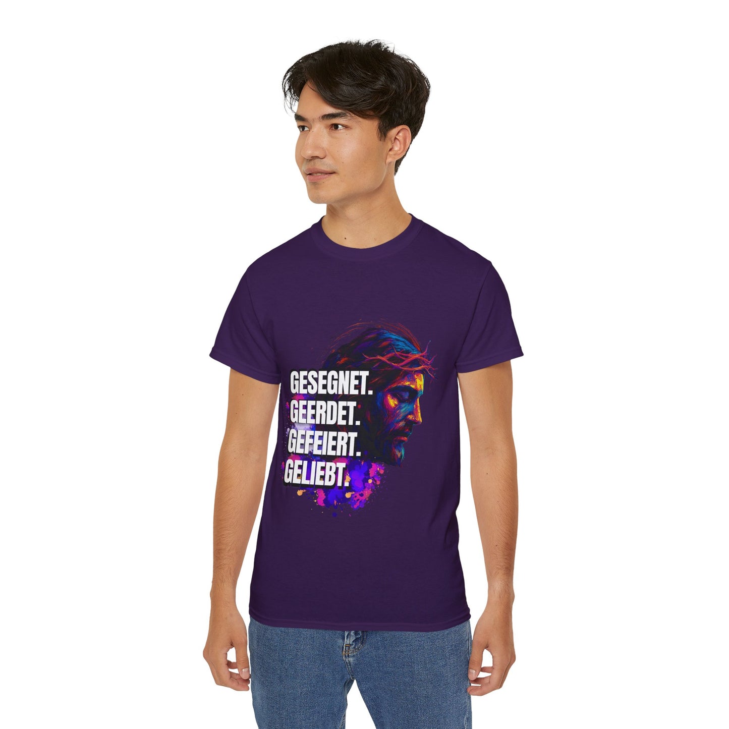 Gesegnet. Geerdet. Gefeiert. Geliebt - Jesus Shirt