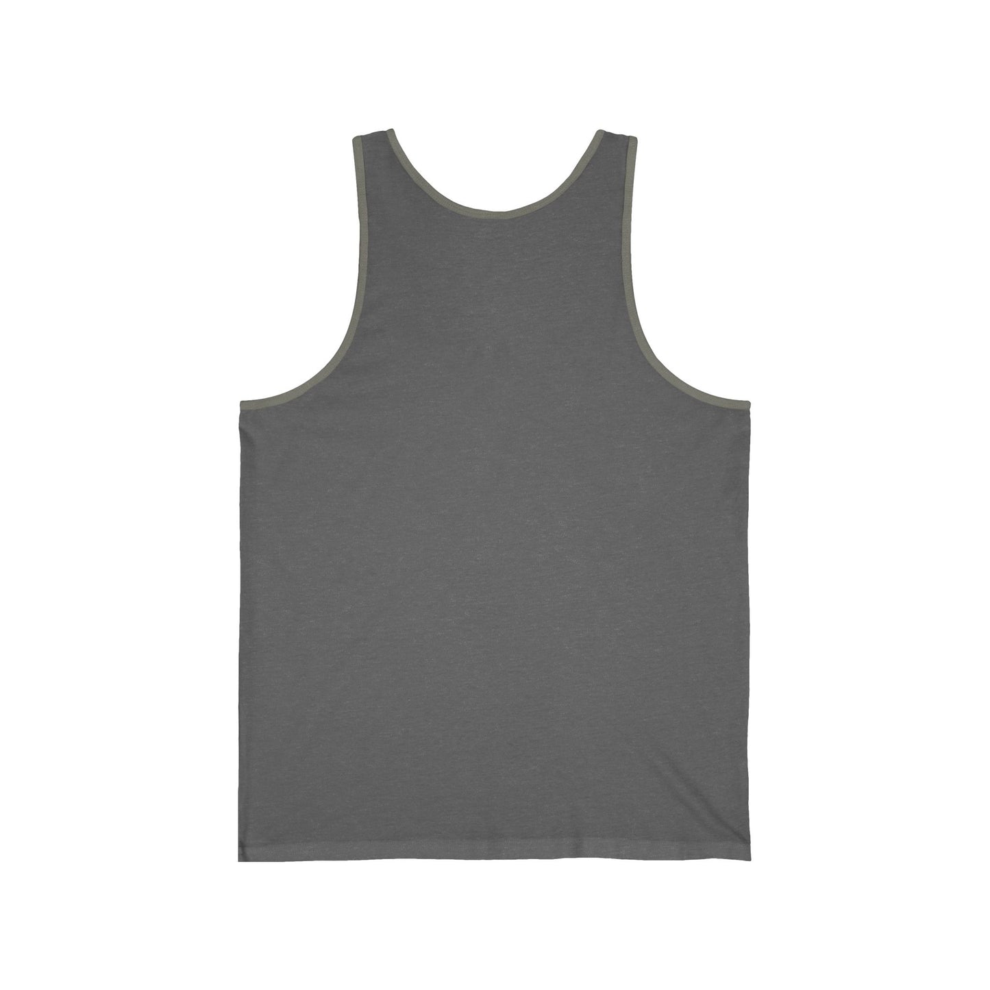 Spiritual Erzengel Unisex Jersey Tank - "Forgiven. Saved. Blessed." Inspirational Apparel