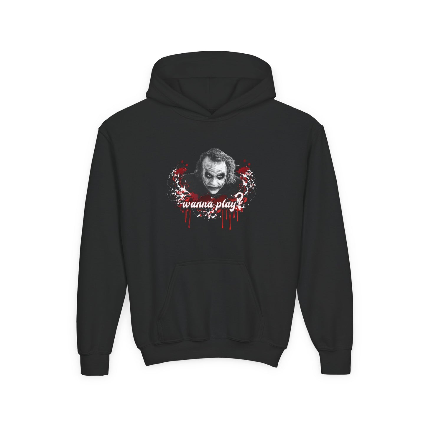 Joker "wanna play" College Hoodie Teeny