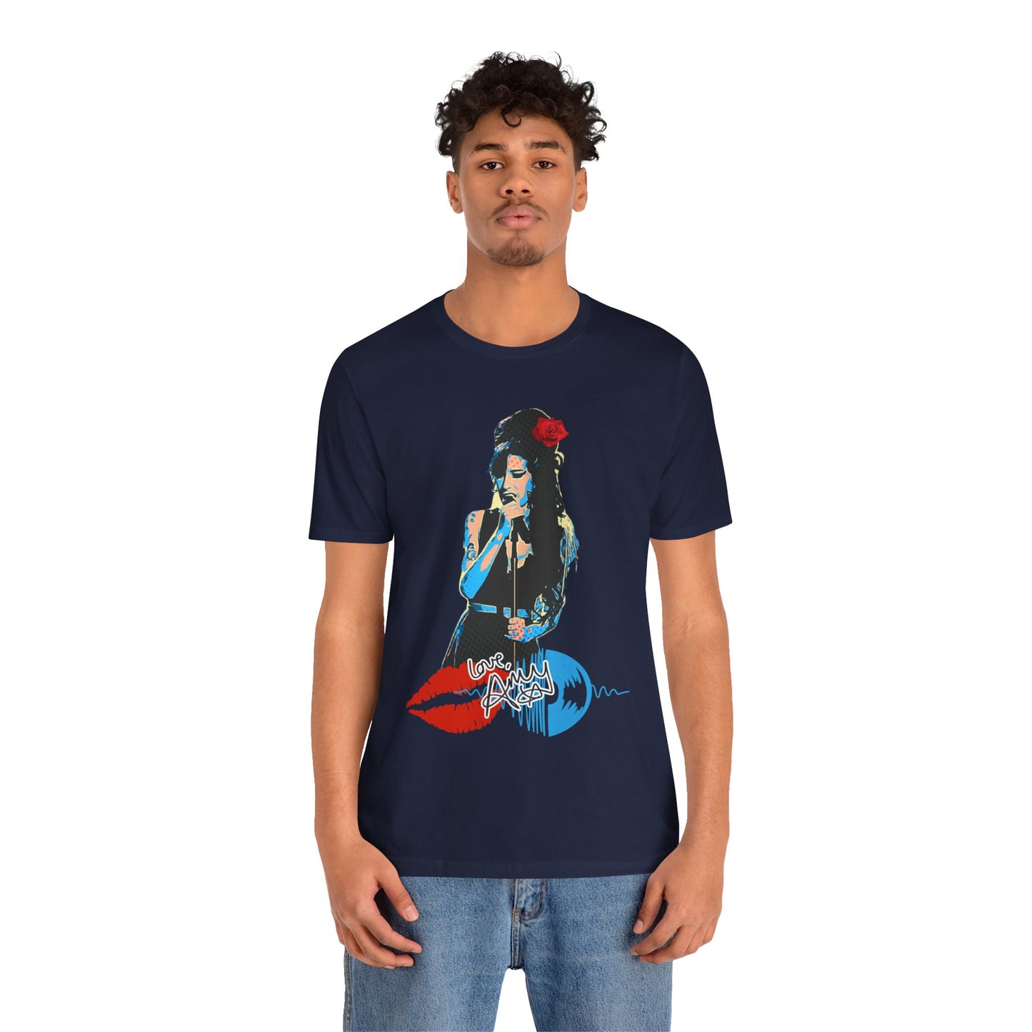 Amy Vintage-Inspired Music Lover's e T-Shirt