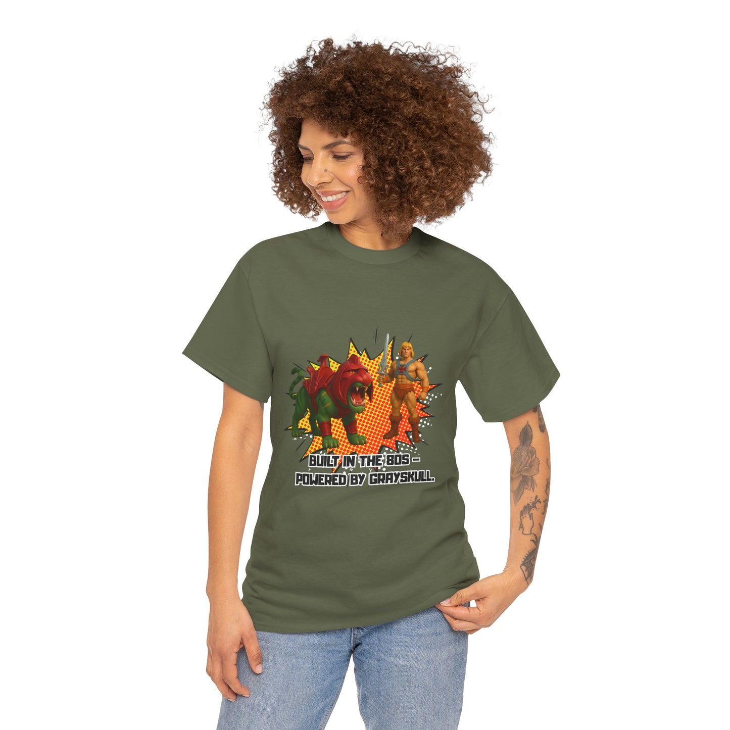 He-Man Unisex Vintage Master of the Universe Retro T-Shirt