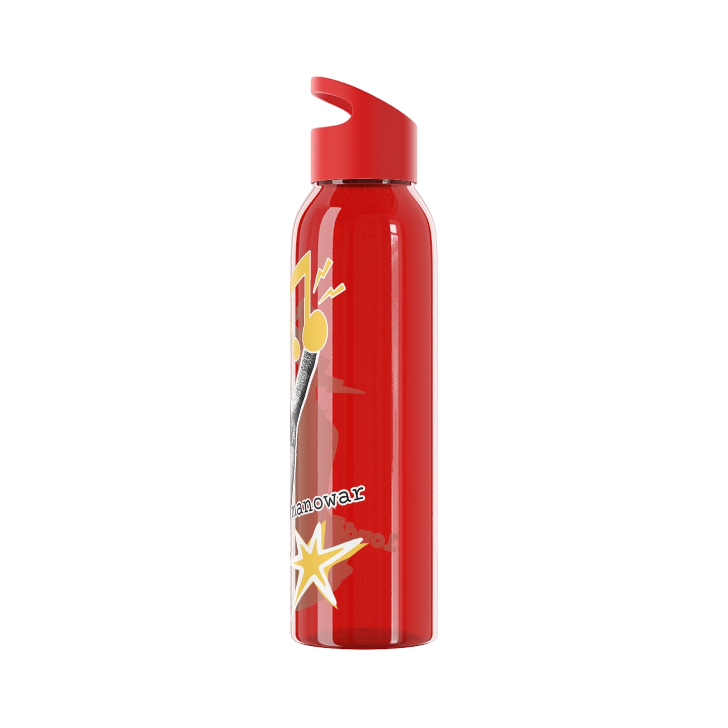 Rock 'n' Roll Water Bottle, Louder than manowar
