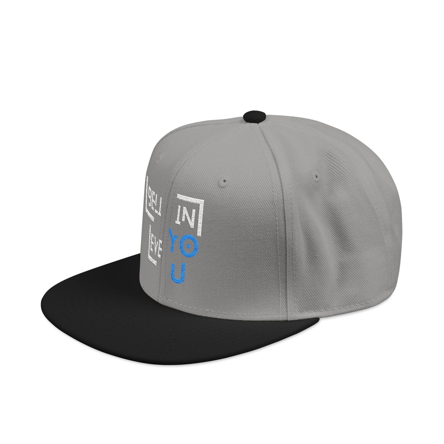 Motivational Snapback Hat - "Believe in You" Embroidery