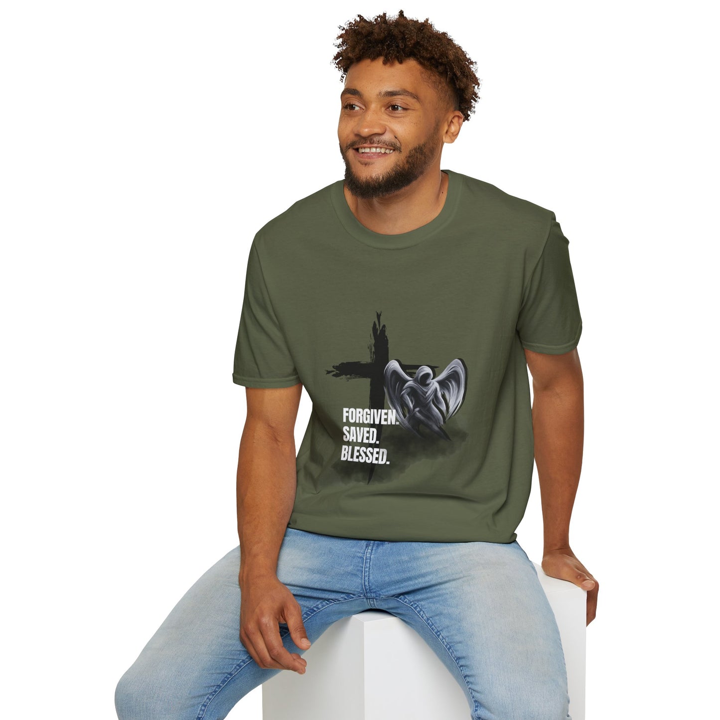 Blessed Faith Unisex Softstyle T-Shirt Jesus