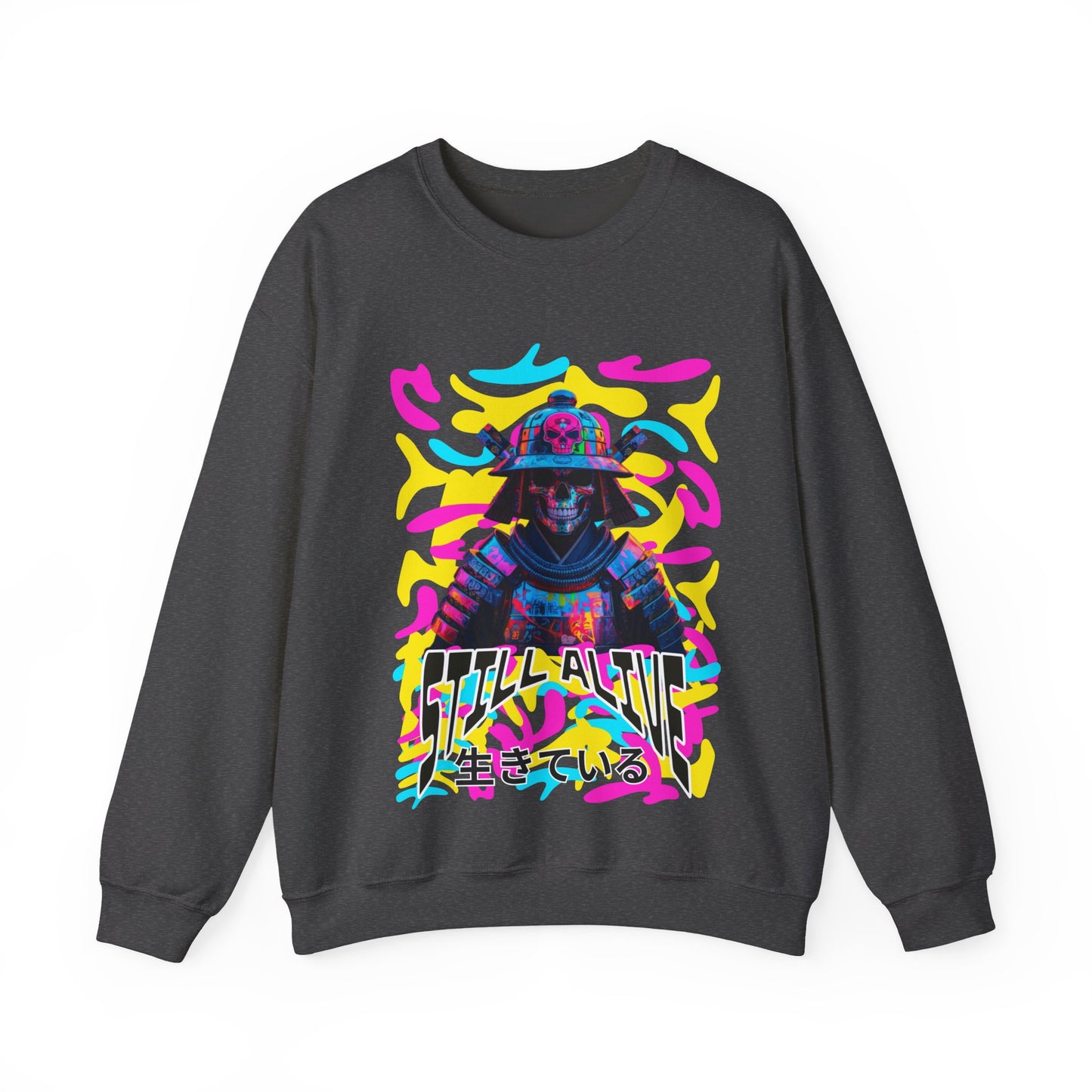 Samurai Still alive Sweatshirt - mit Japanischer Schrift