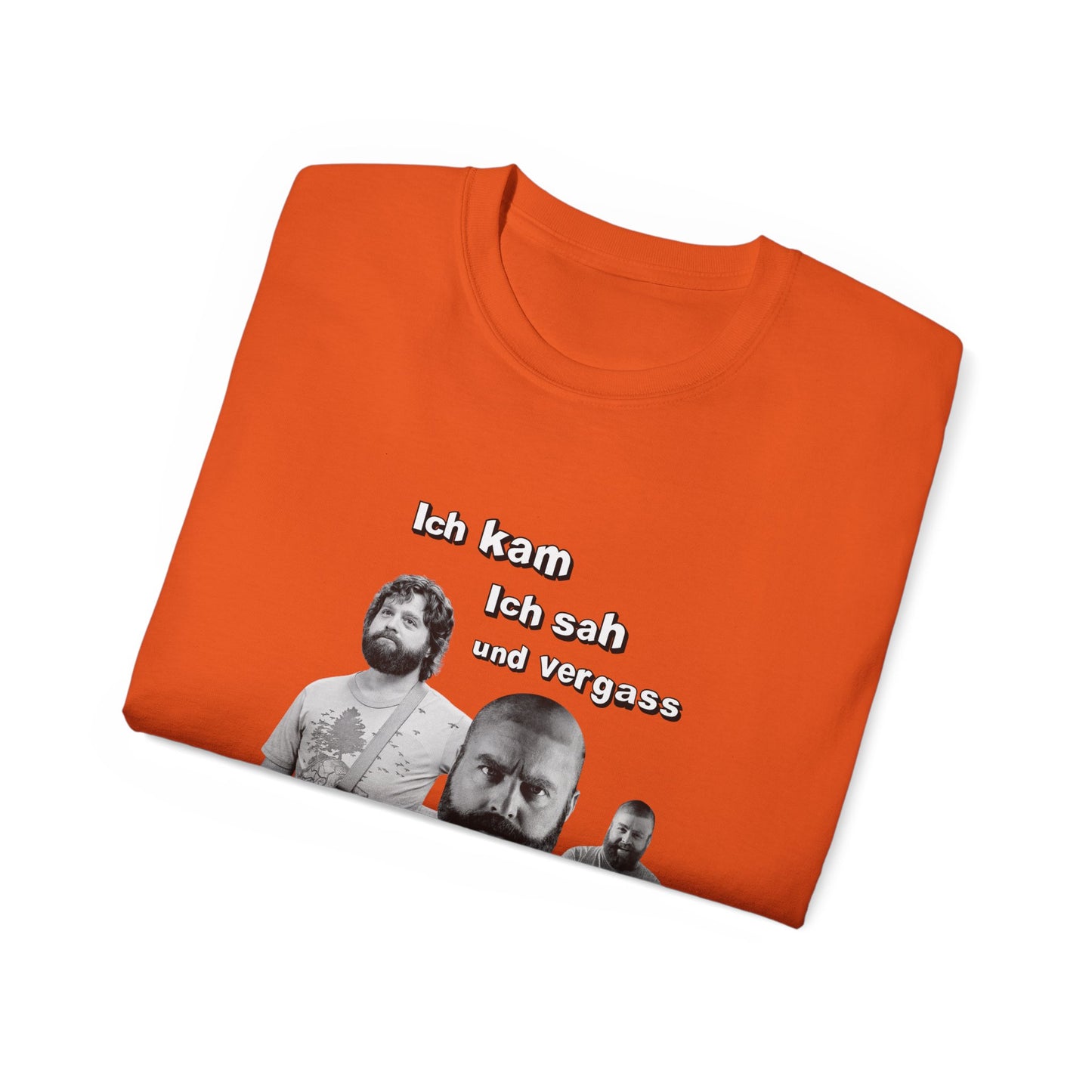 T ShirtUnisex Witz Alan Garner– Ich kam ich sah und vergaß - Warum ich hier bin!