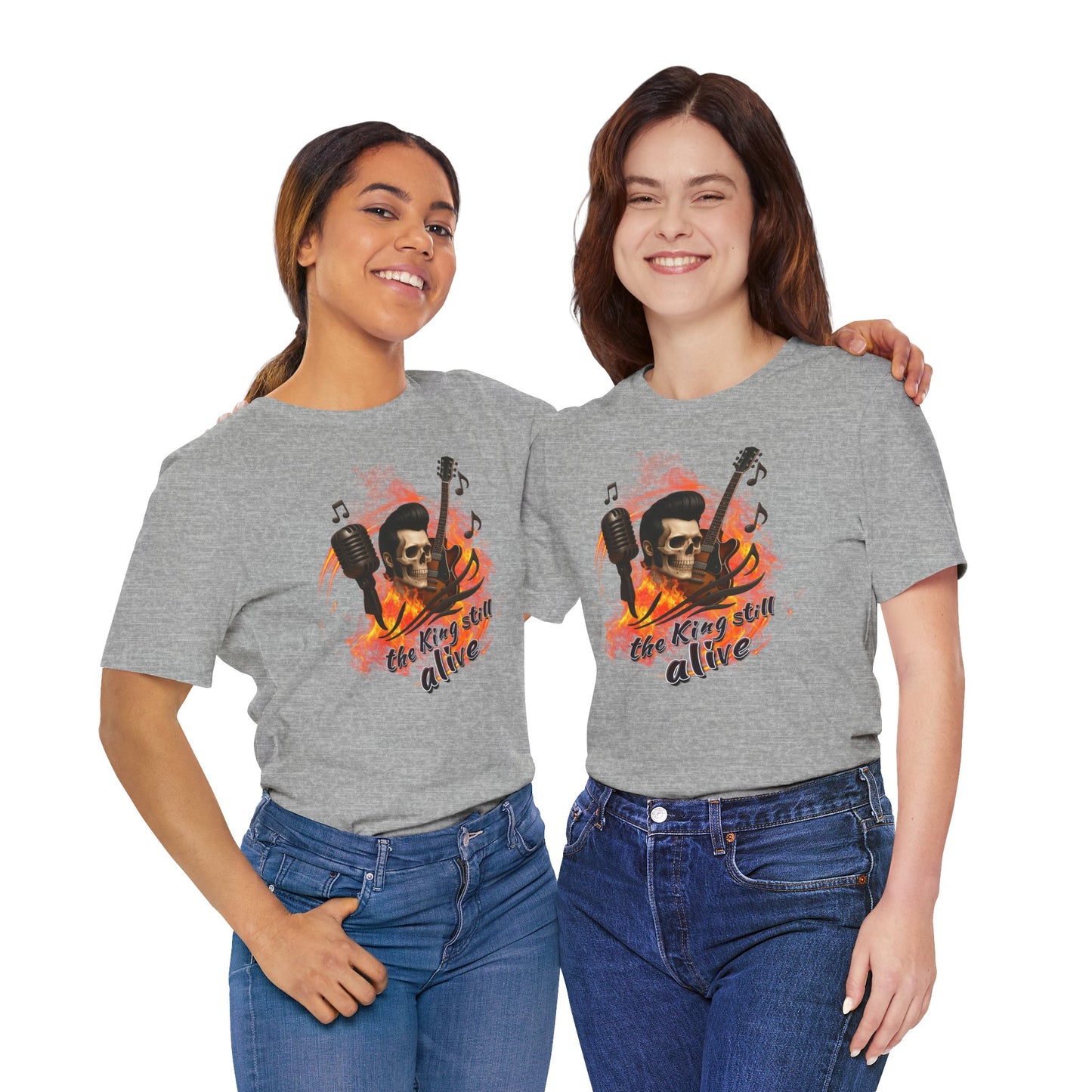 Music Vibes Unisex Jersey Tee - 'The King Still Alive' Graphic T-Shirt