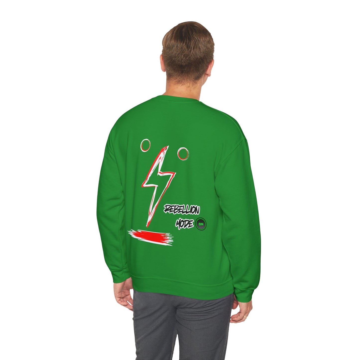 Rebellion Mode on Sweatshirt unisex
