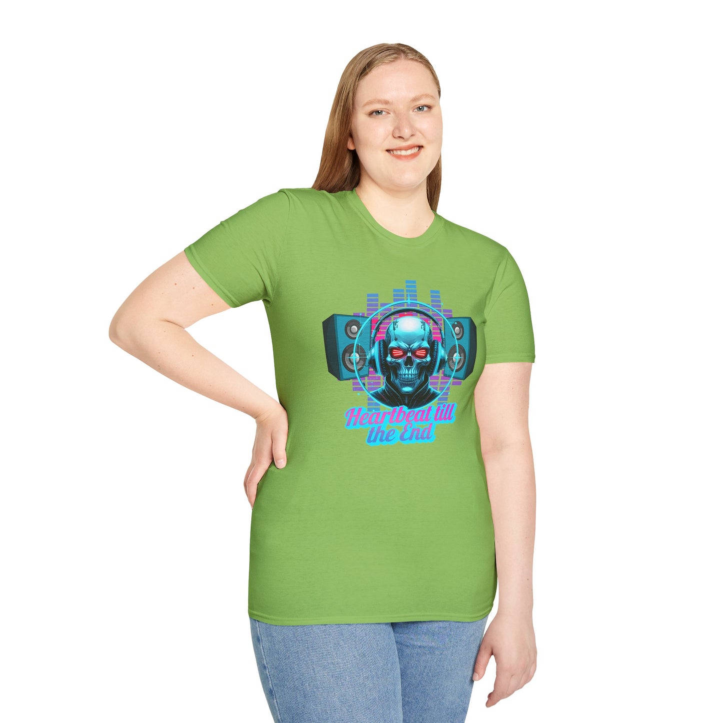 Heartbeat Till The End Unisex Softstyle T-Shirt